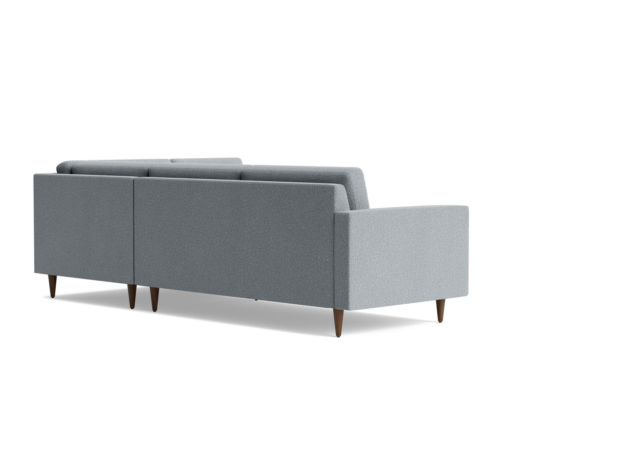 eliot sectional with bumper %282 piece%29 synergy pewter