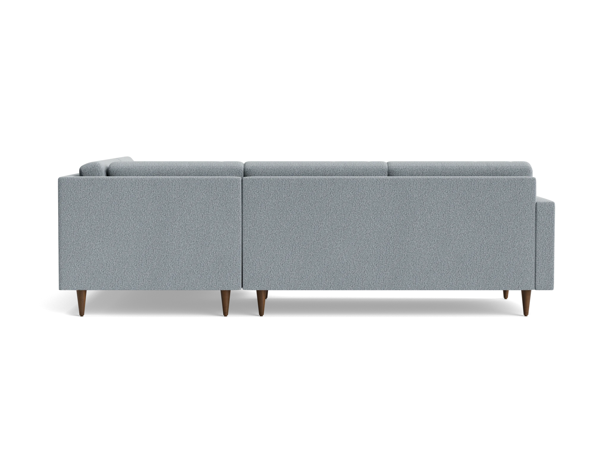 eliot sectional with bumper %282 piece%29 synergy pewter