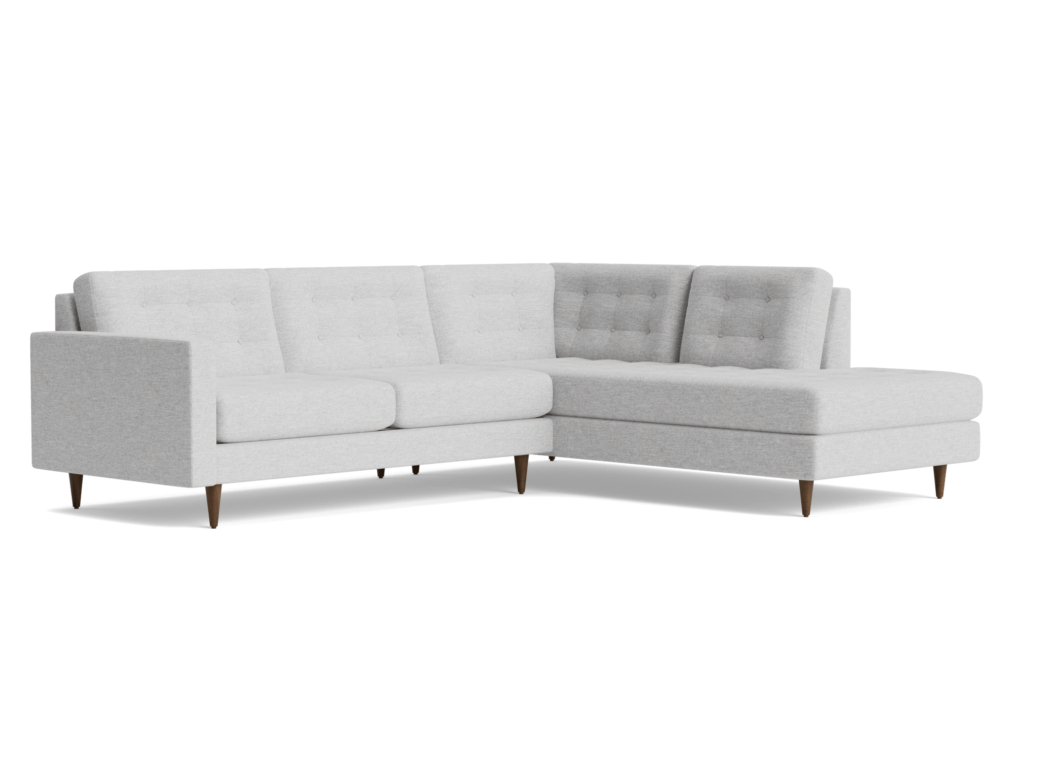 eliot sectional with bumper %282 piece%29 milo dove