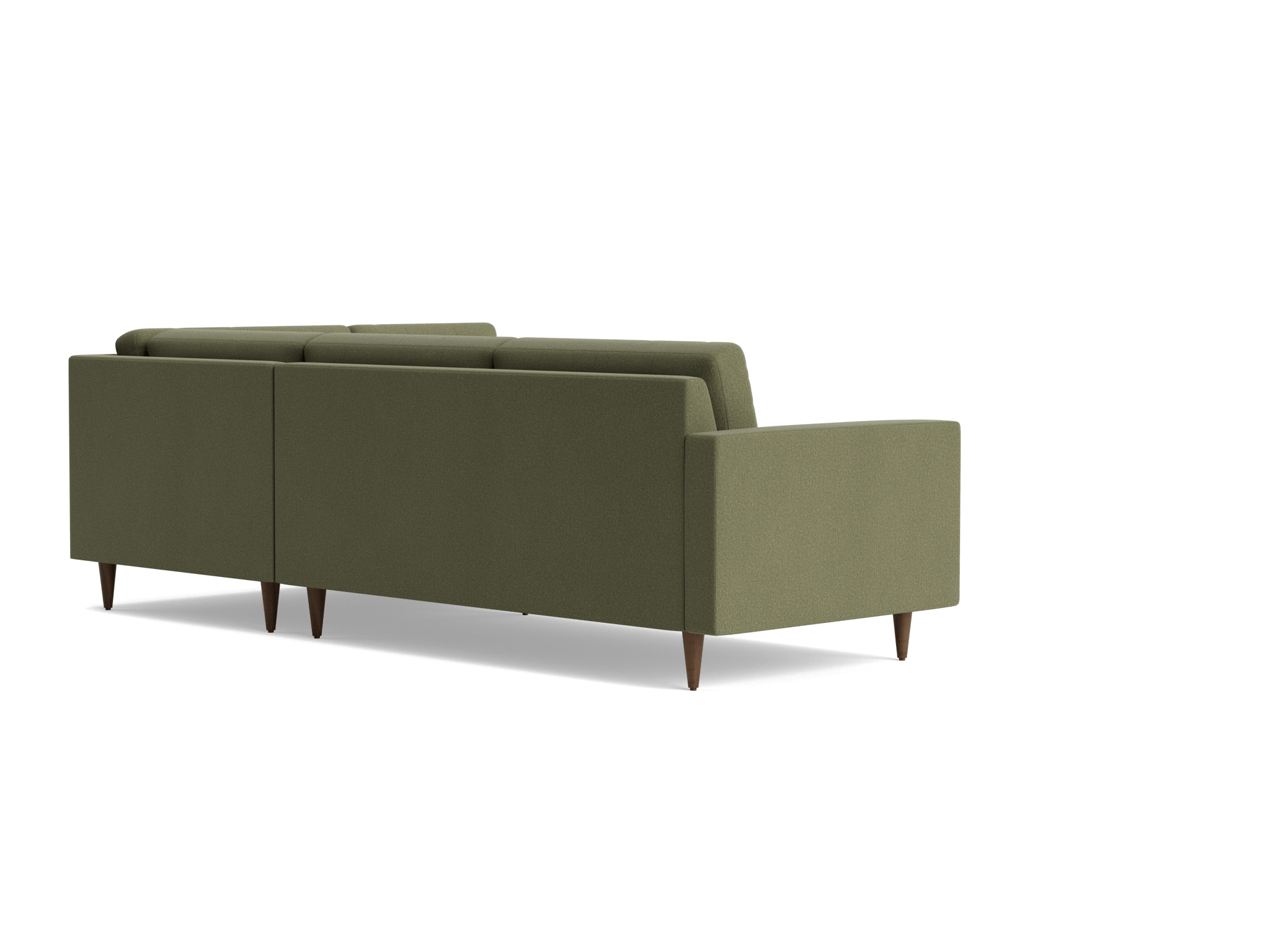 eliot sectional with bumper %282 piece%29 faithful olive