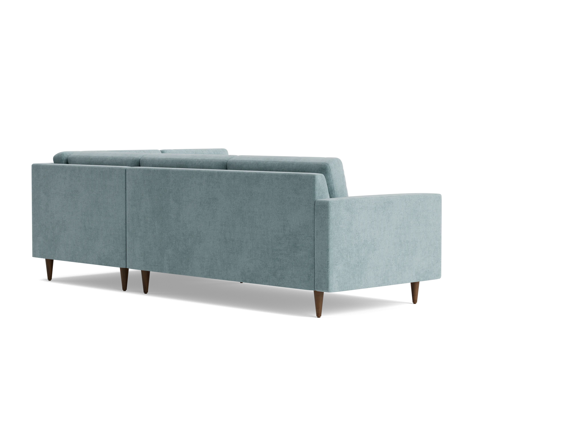 eliot sectional with bumper %282 piece%29 plush mist