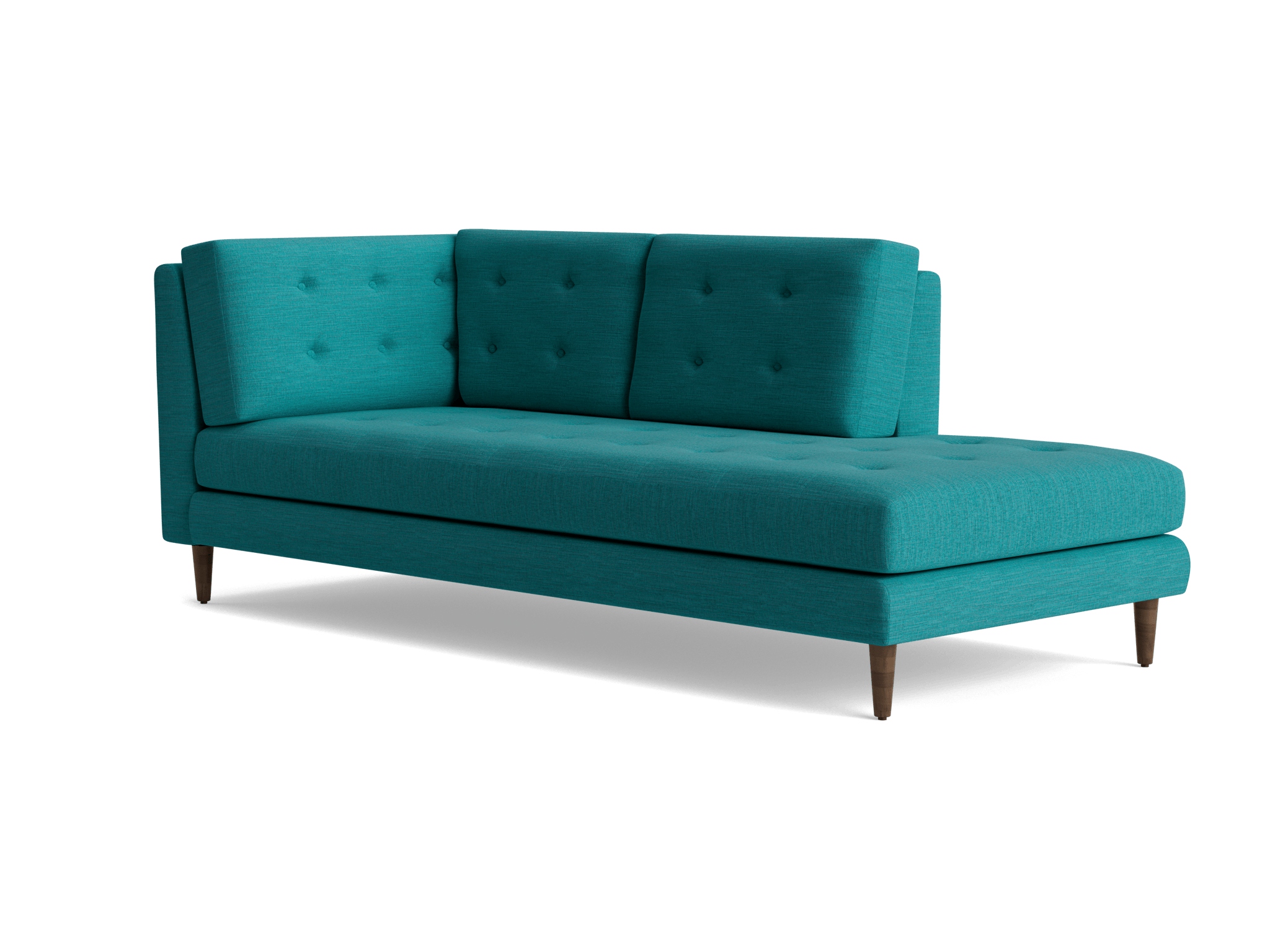 eliot bumper chaise lucky turquoise