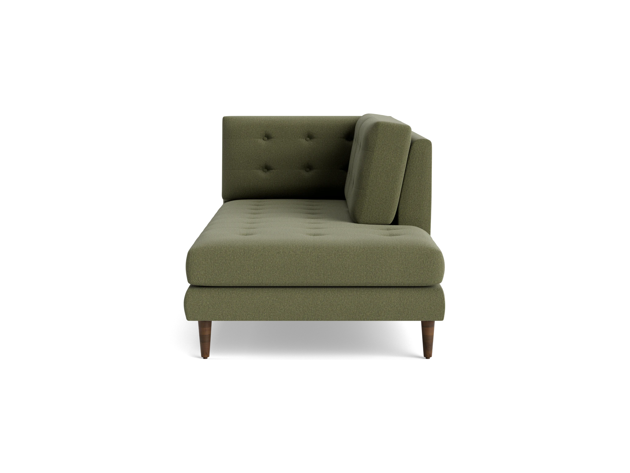 eliot bumper chaise faithful olive