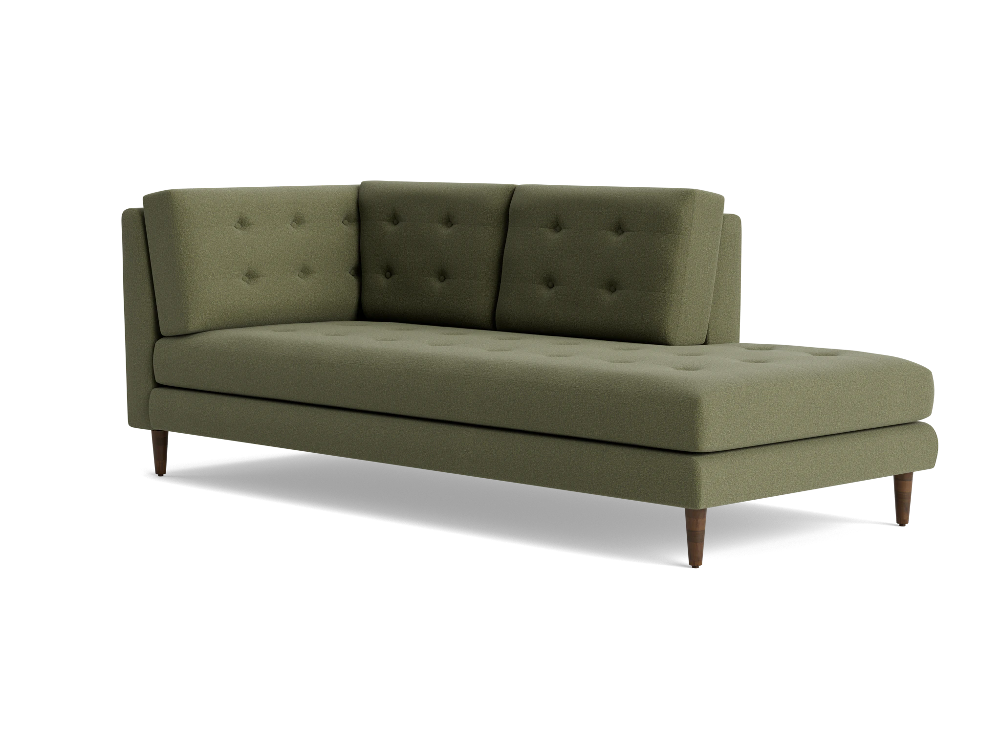 eliot bumper chaise faithful olive