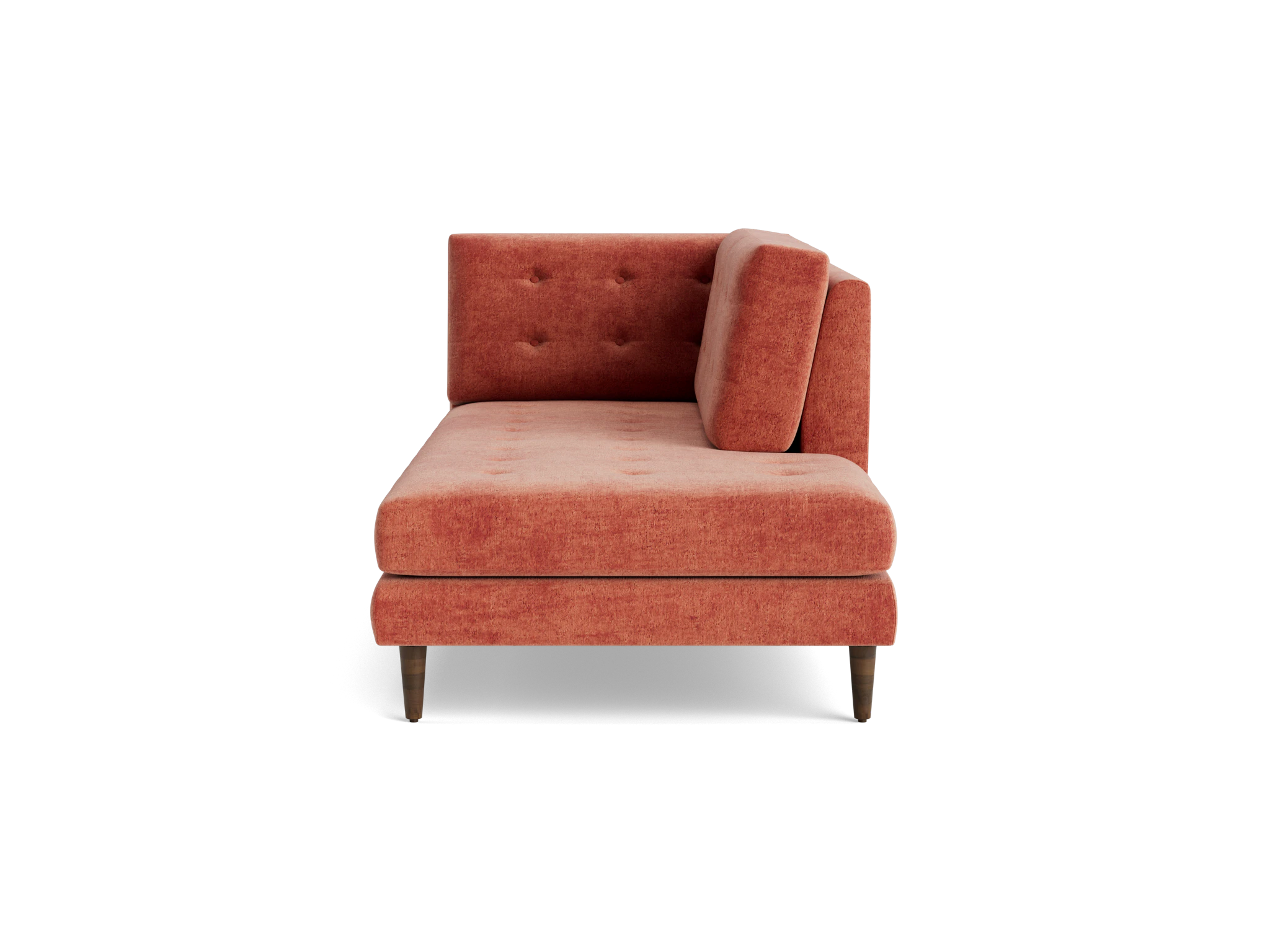 eliot bumper chaise plush terra rose