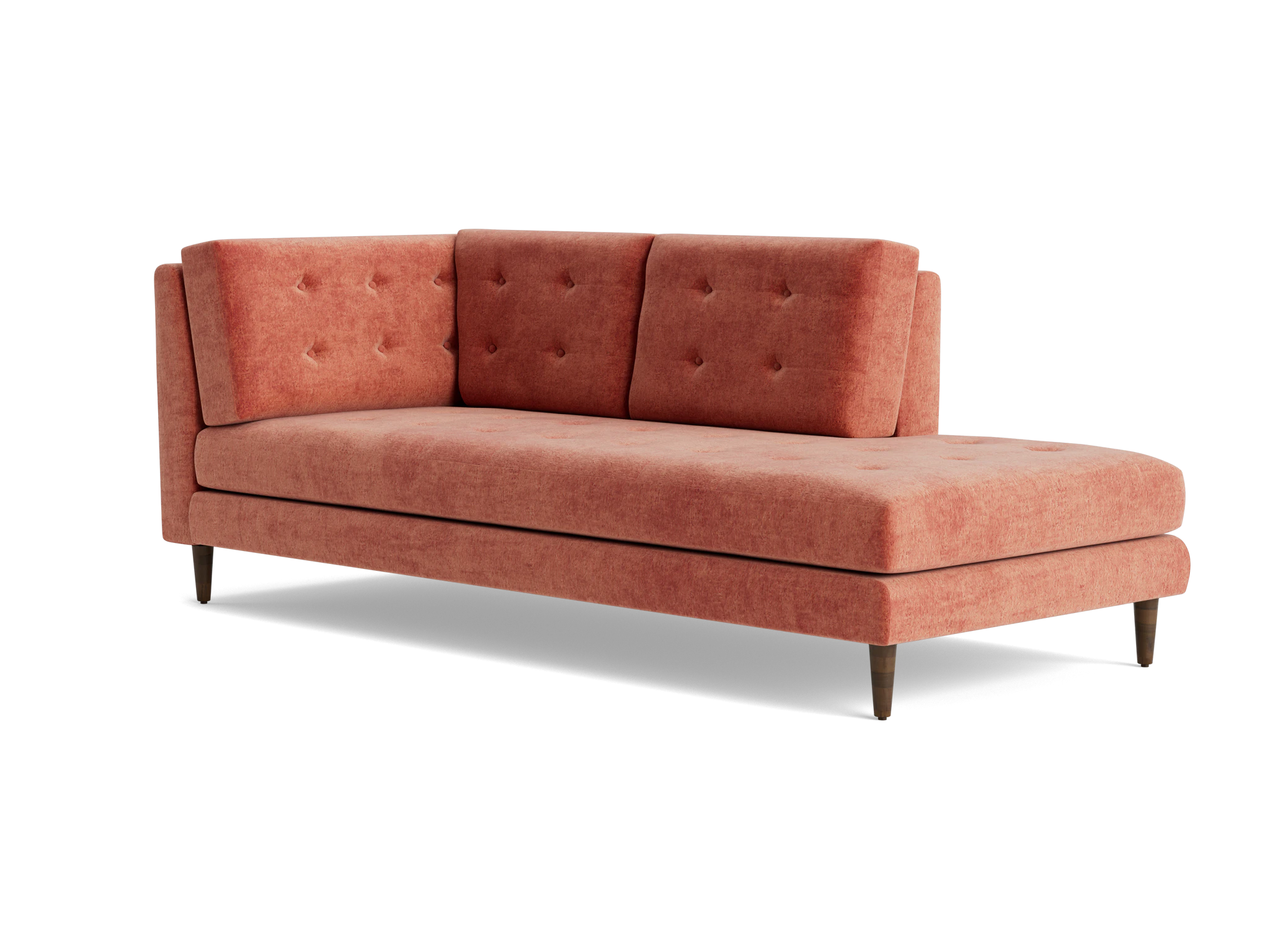 eliot bumper chaise plush terra rose