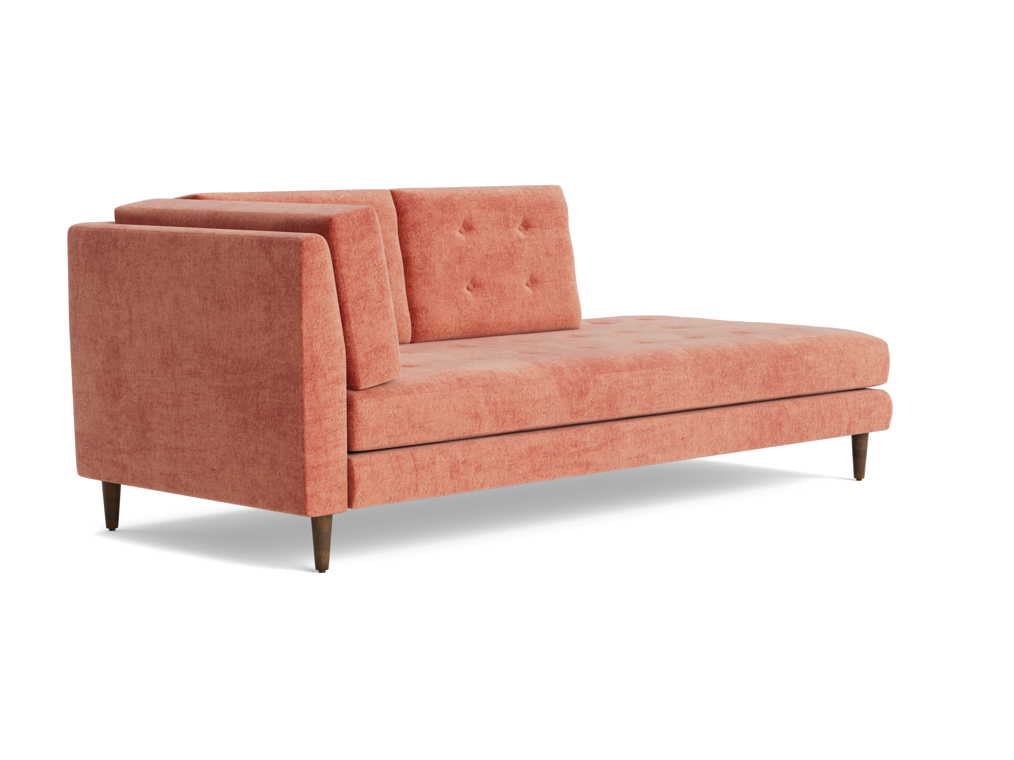 eliot bumper chaise plush terra rose