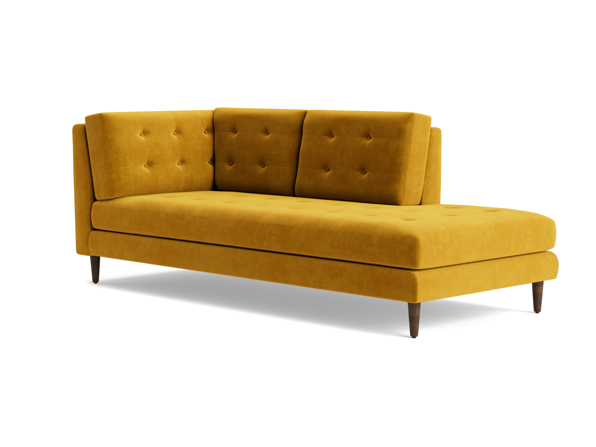 eliot bumper chaise harper amber gold