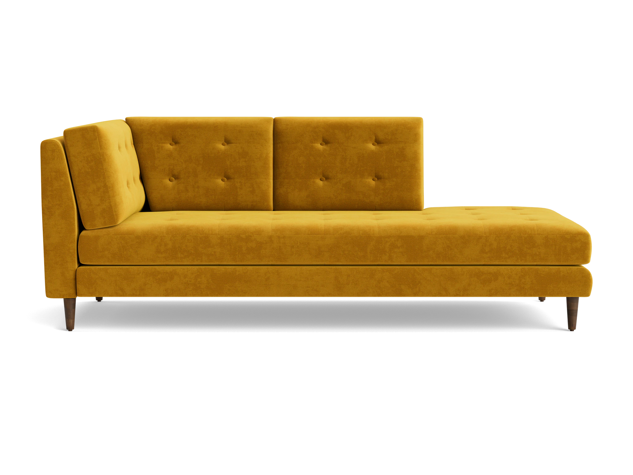 eliot bumper chaise harper amber gold