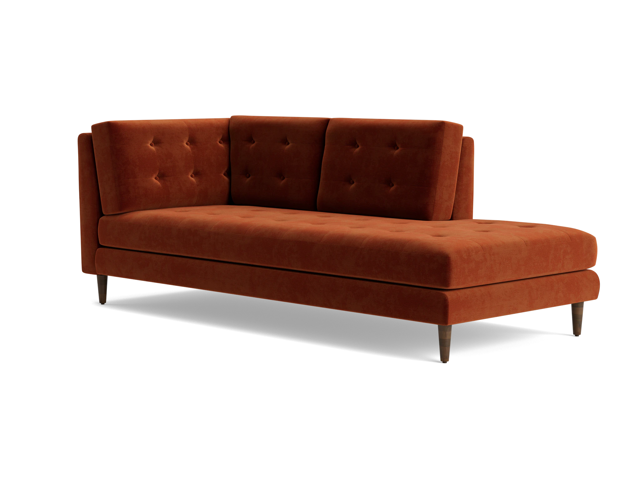 eliot bumper chaise harper cinnamon