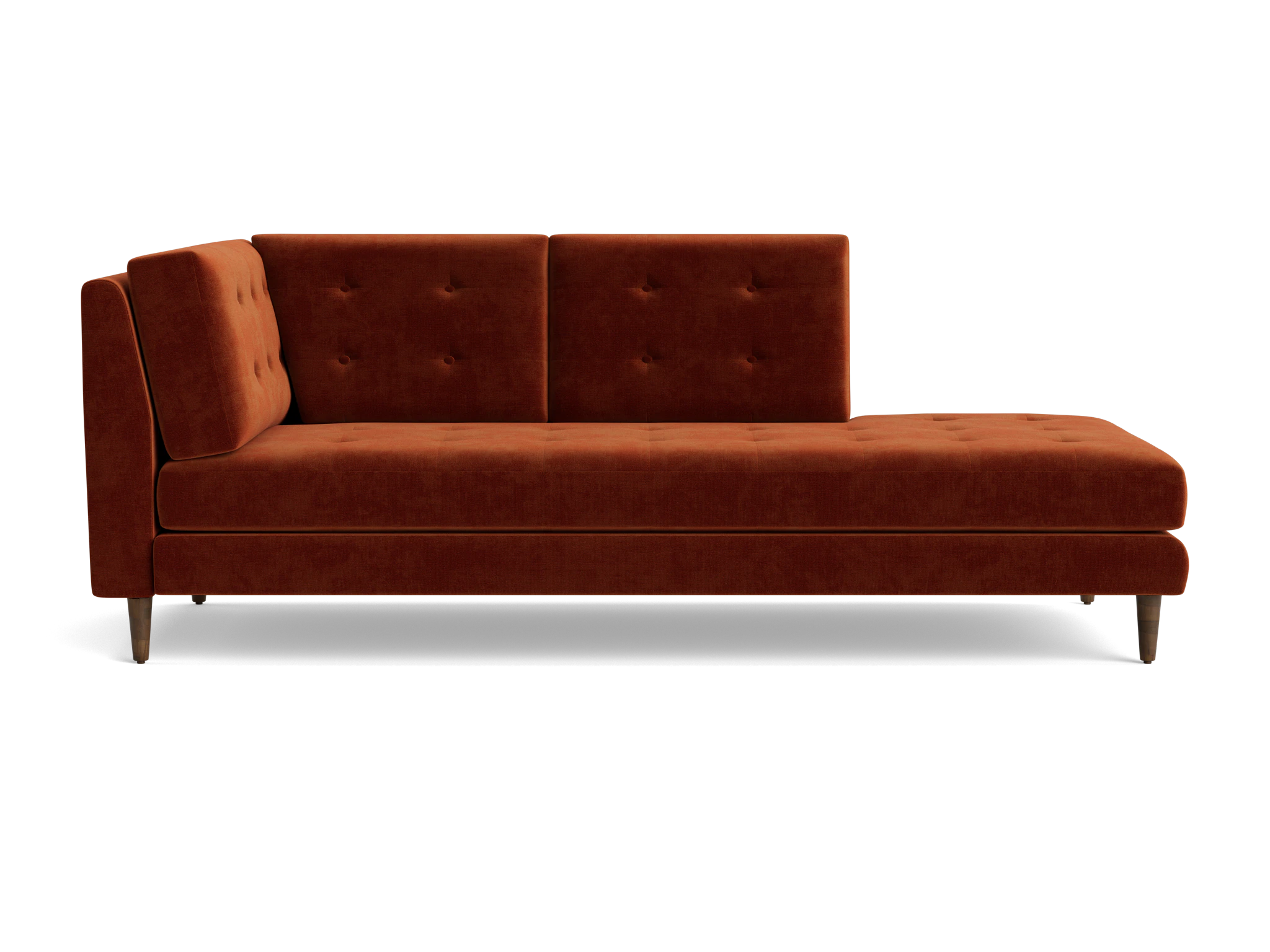 eliot bumper chaise harper cinnamon
