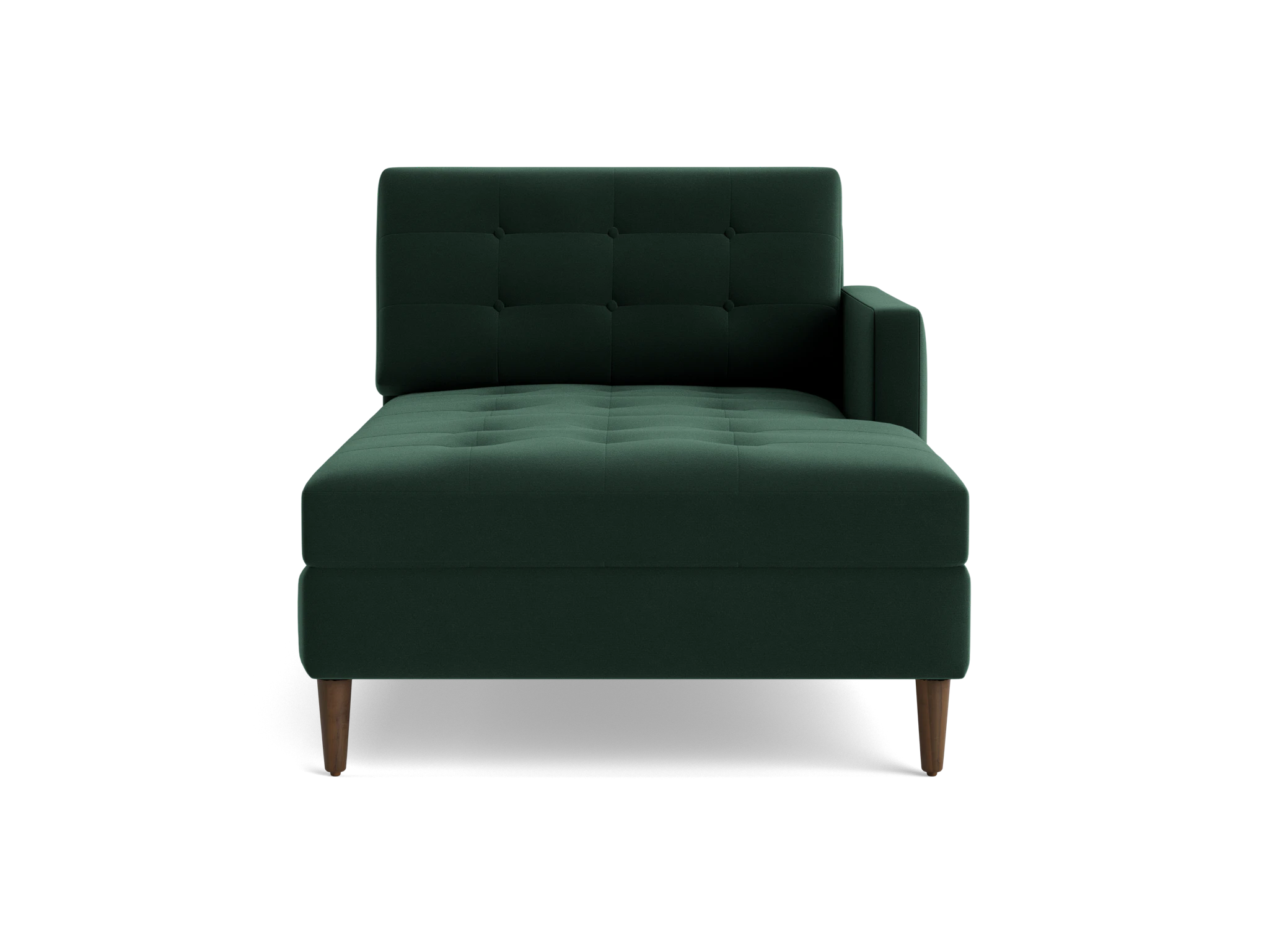 eliot single arm chaise royale evergreen