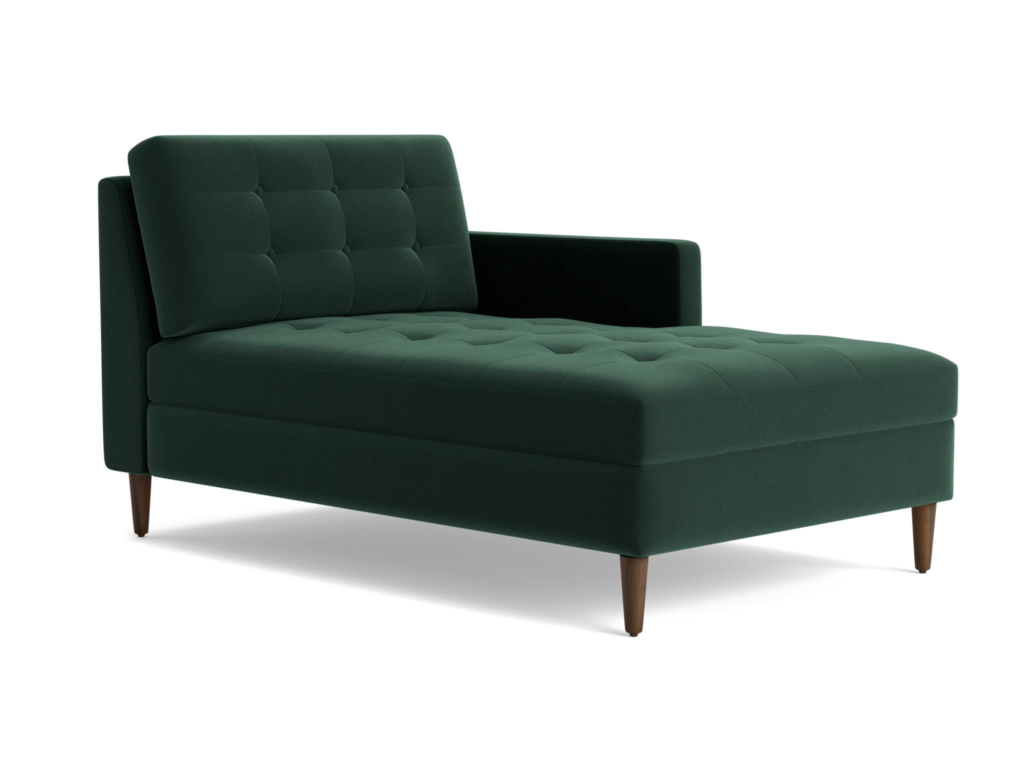 eliot single arm chaise royale evergreen