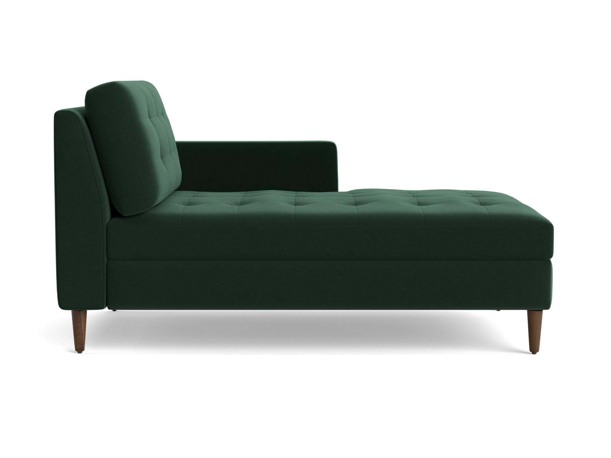eliot single arm chaise royale evergreen