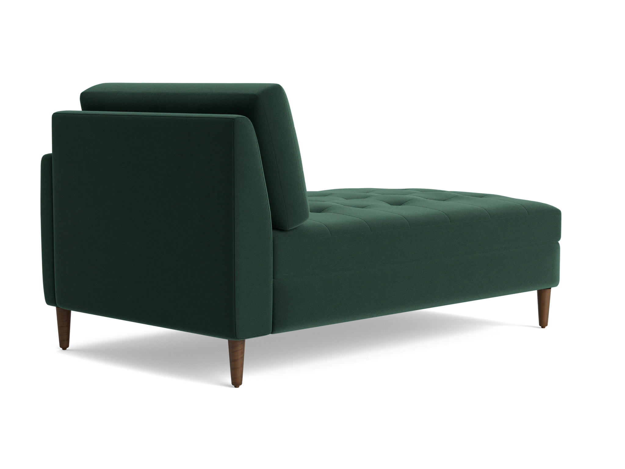 eliot single arm chaise royale evergreen