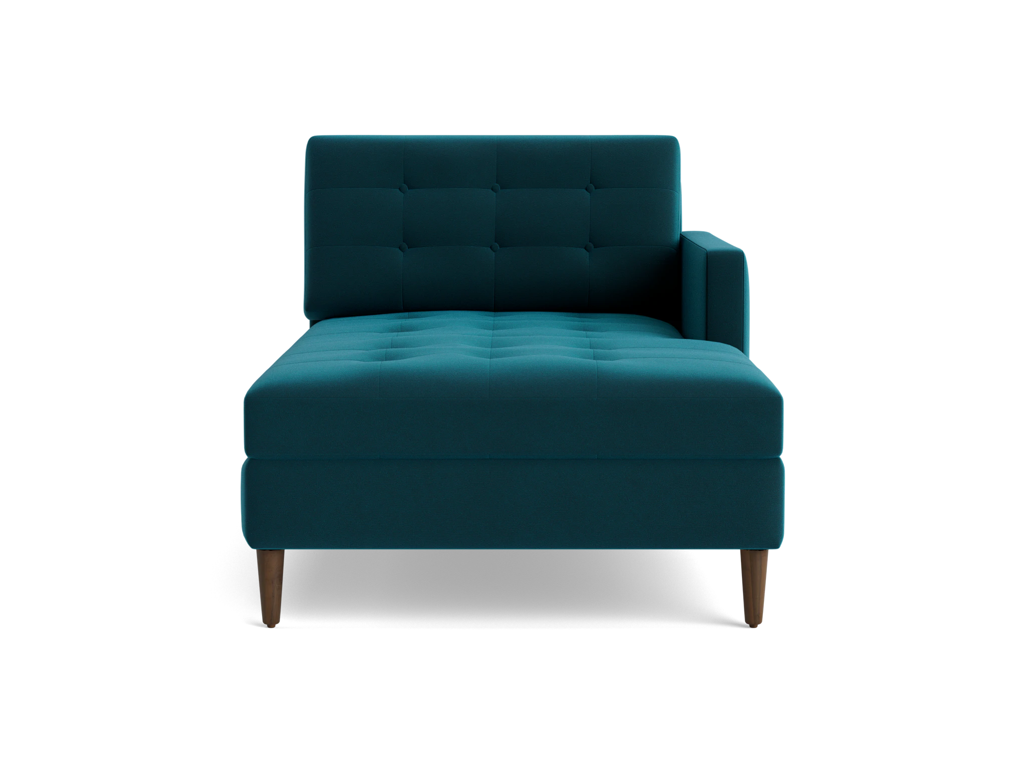 eliot single arm chaise royale peacock
