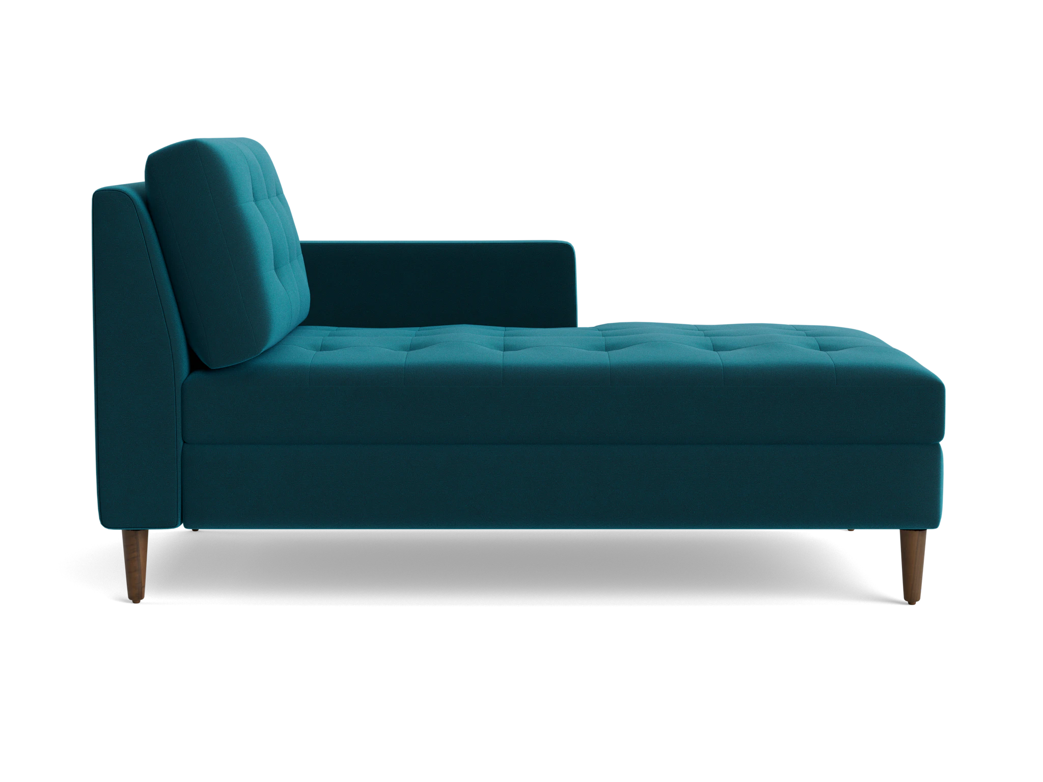 eliot single arm chaise royale peacock