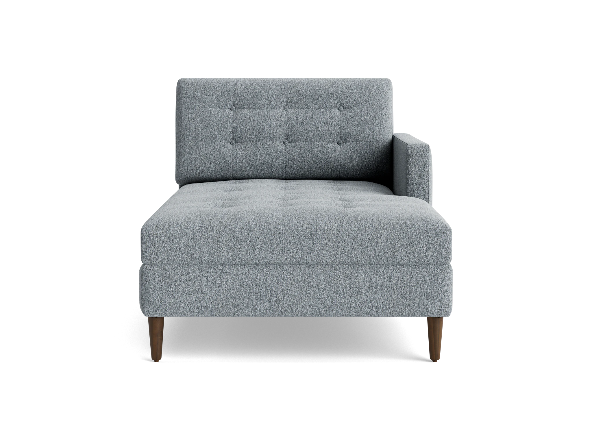 eliot single arm chaise synergy pewter