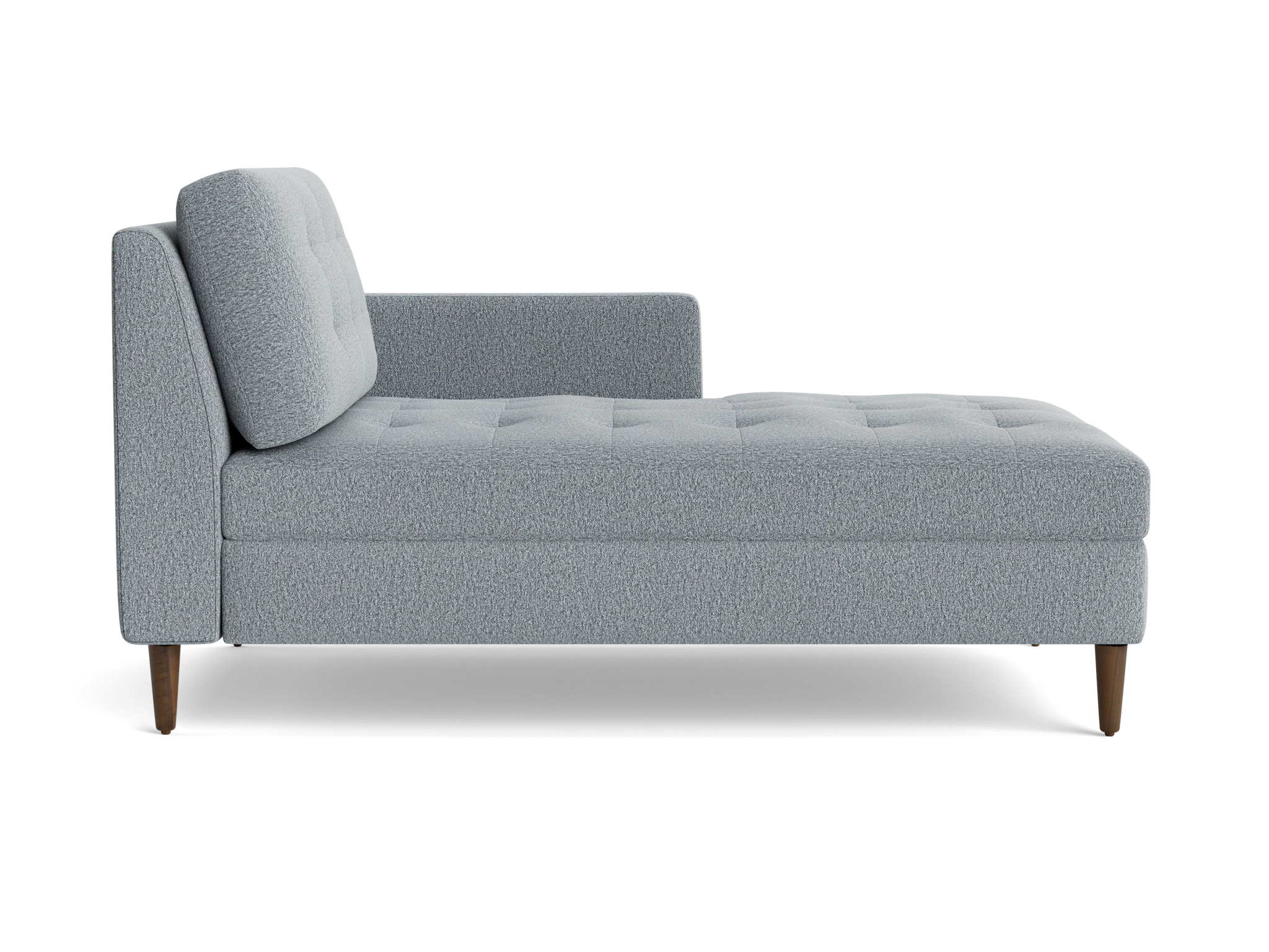 eliot single arm chaise synergy pewter