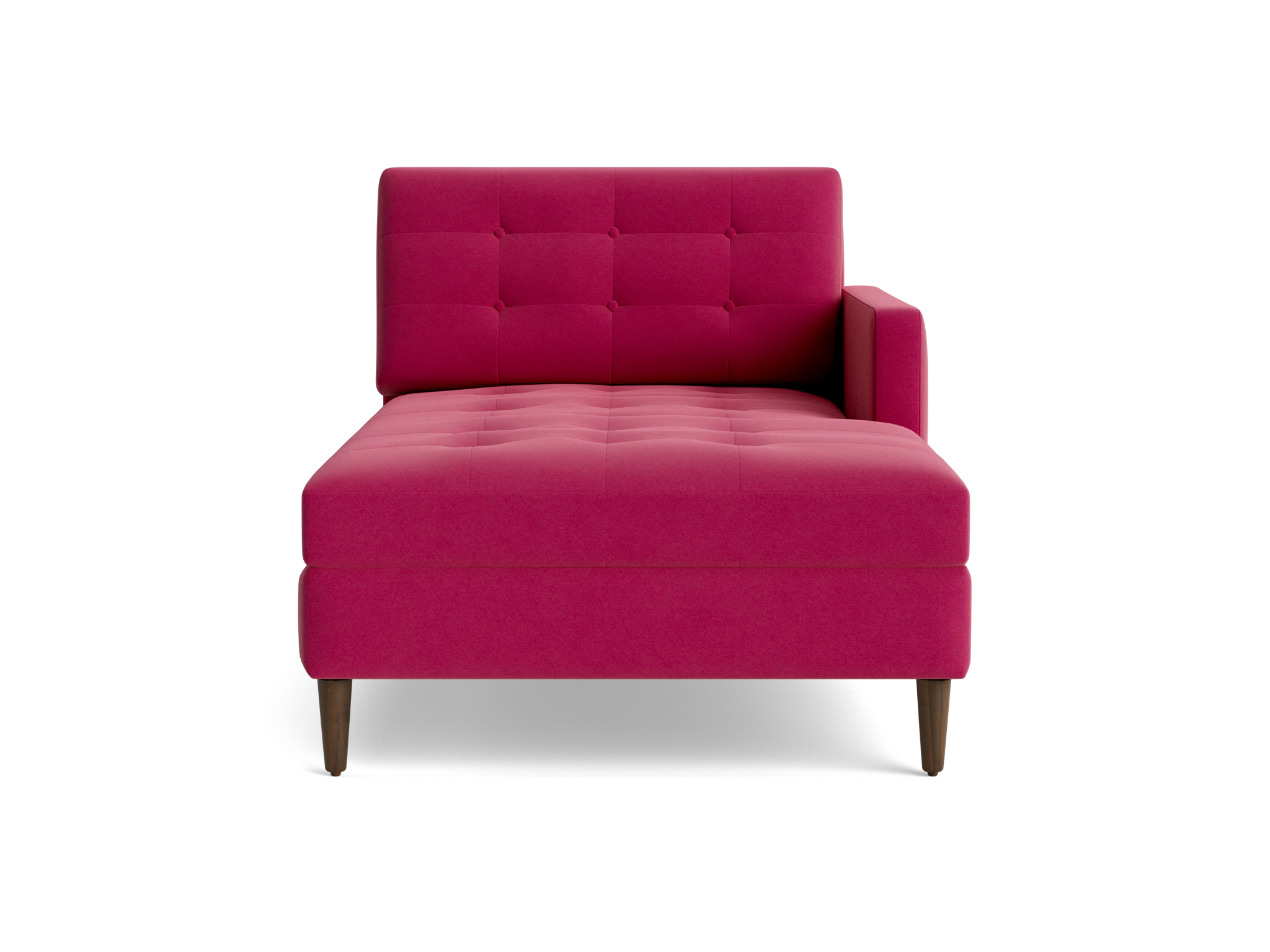 eliot single arm chaise royale berry