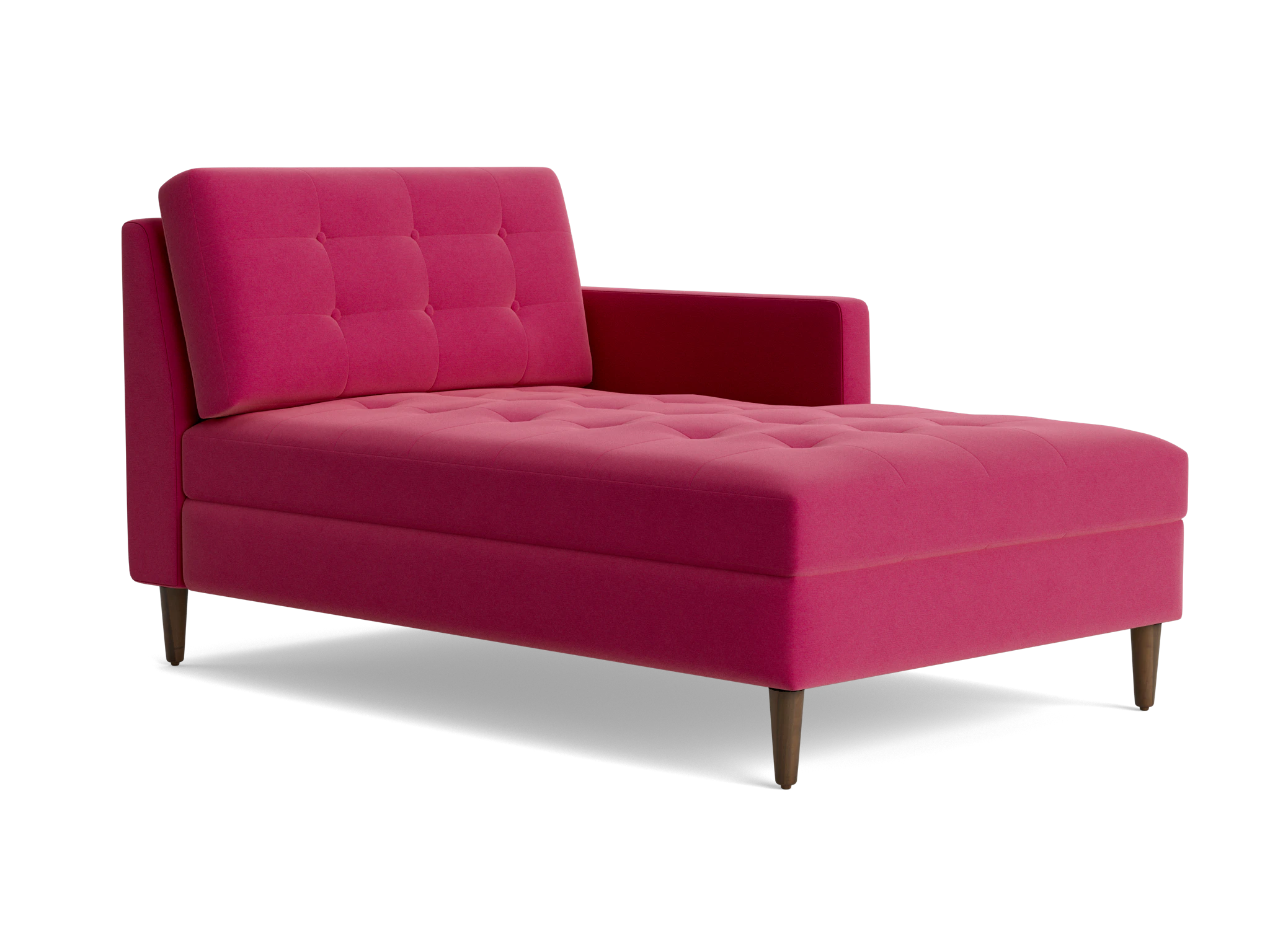 eliot single arm chaise royale berry