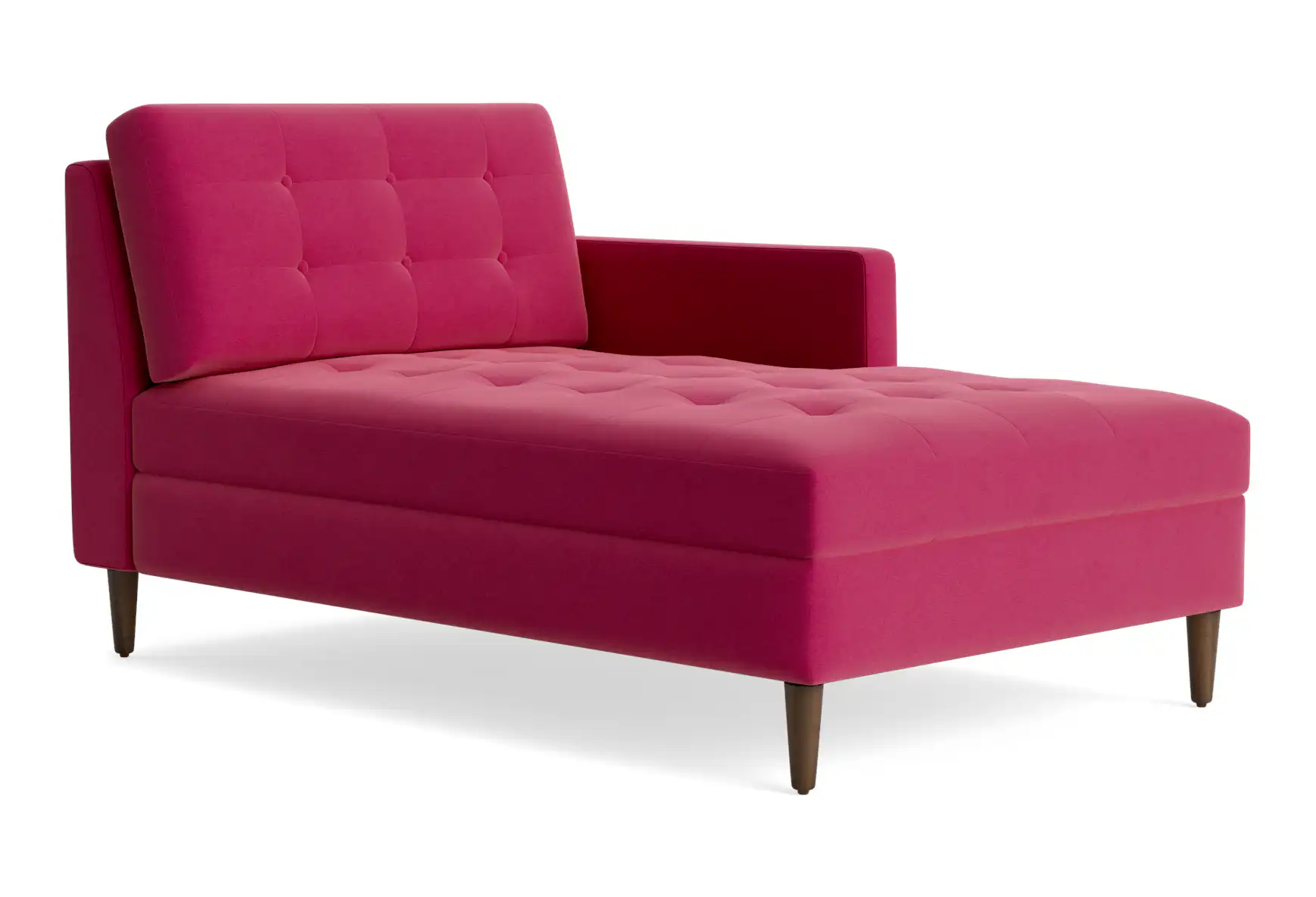 eliot single arm chaise royale berry