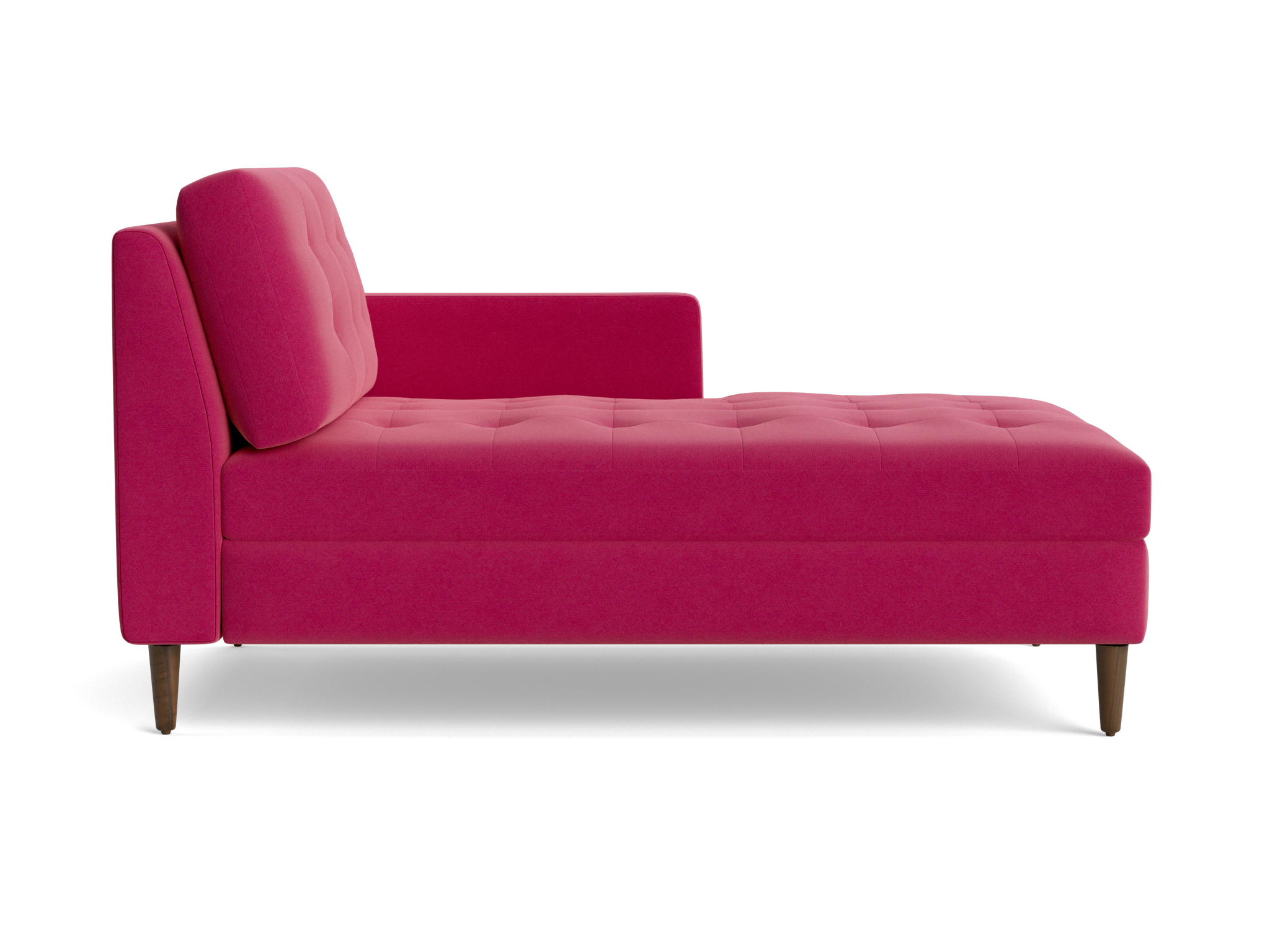 eliot single arm chaise royale berry