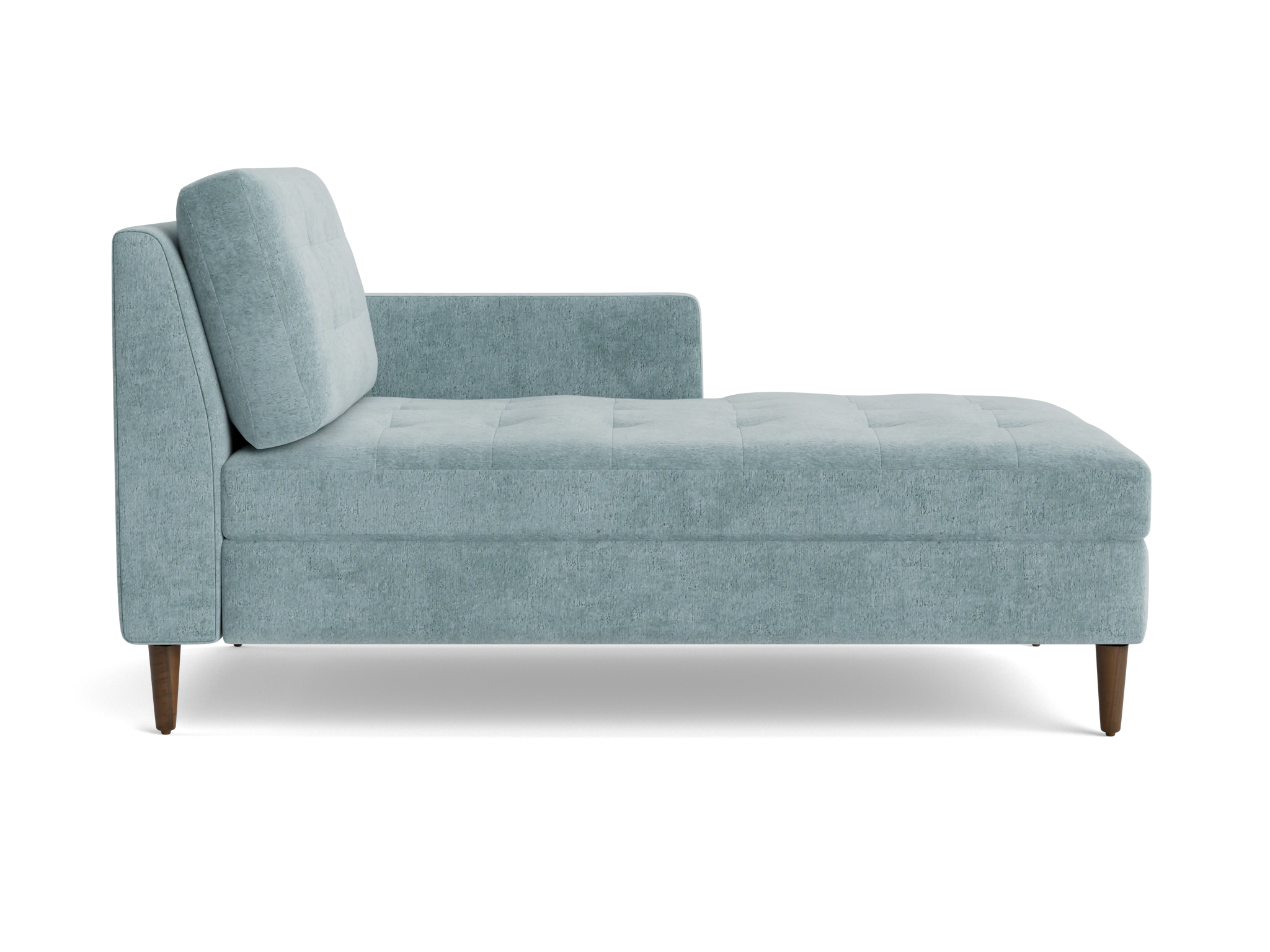 eliot single arm chaise plush mist