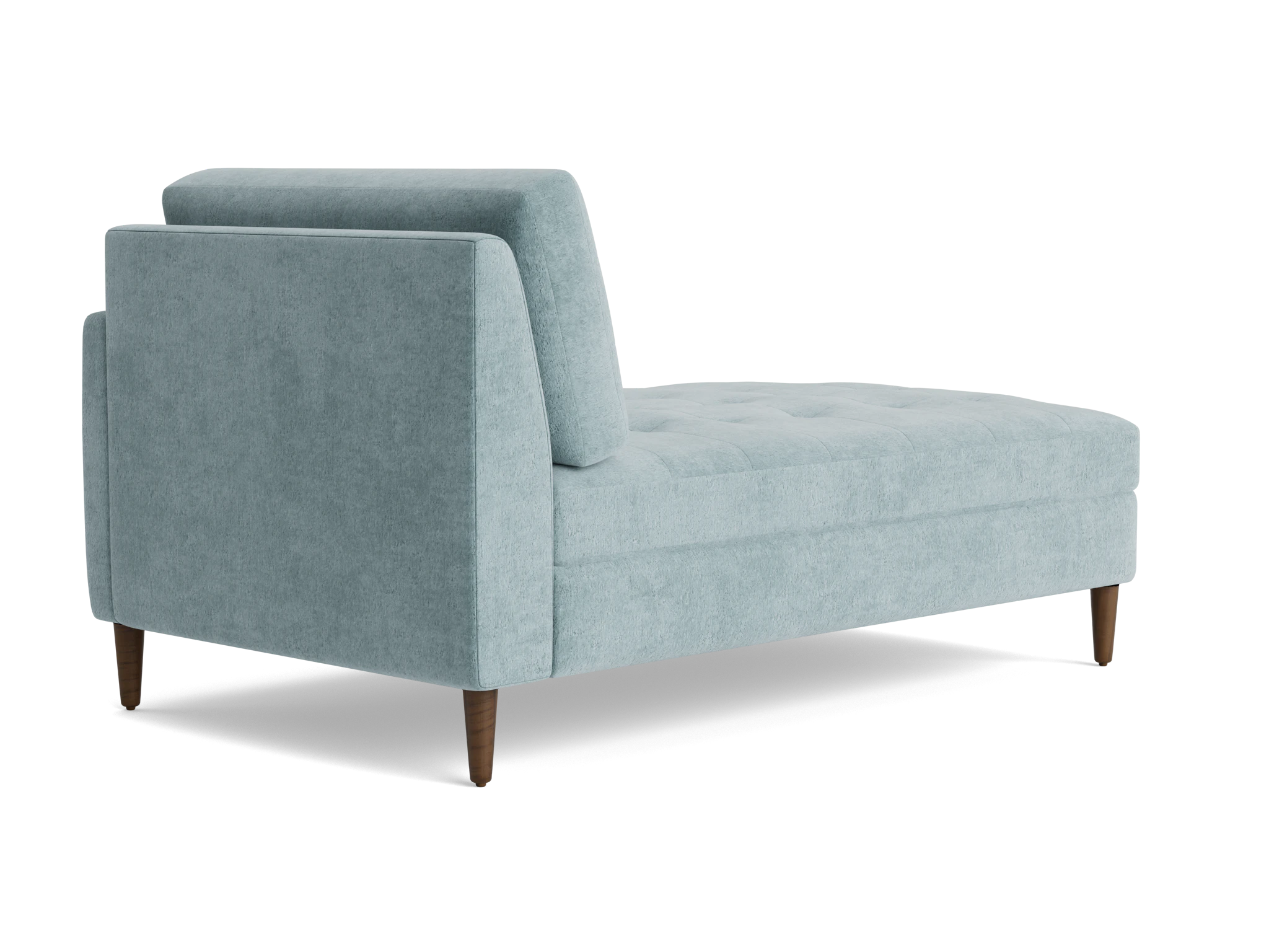 eliot single arm chaise plush mist