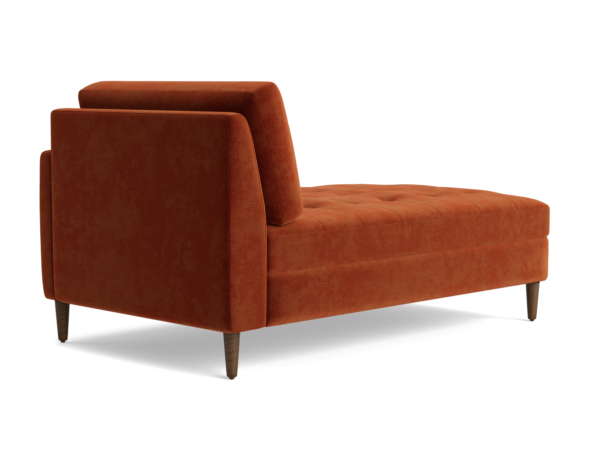 eliot single arm chaise harper cinnamon