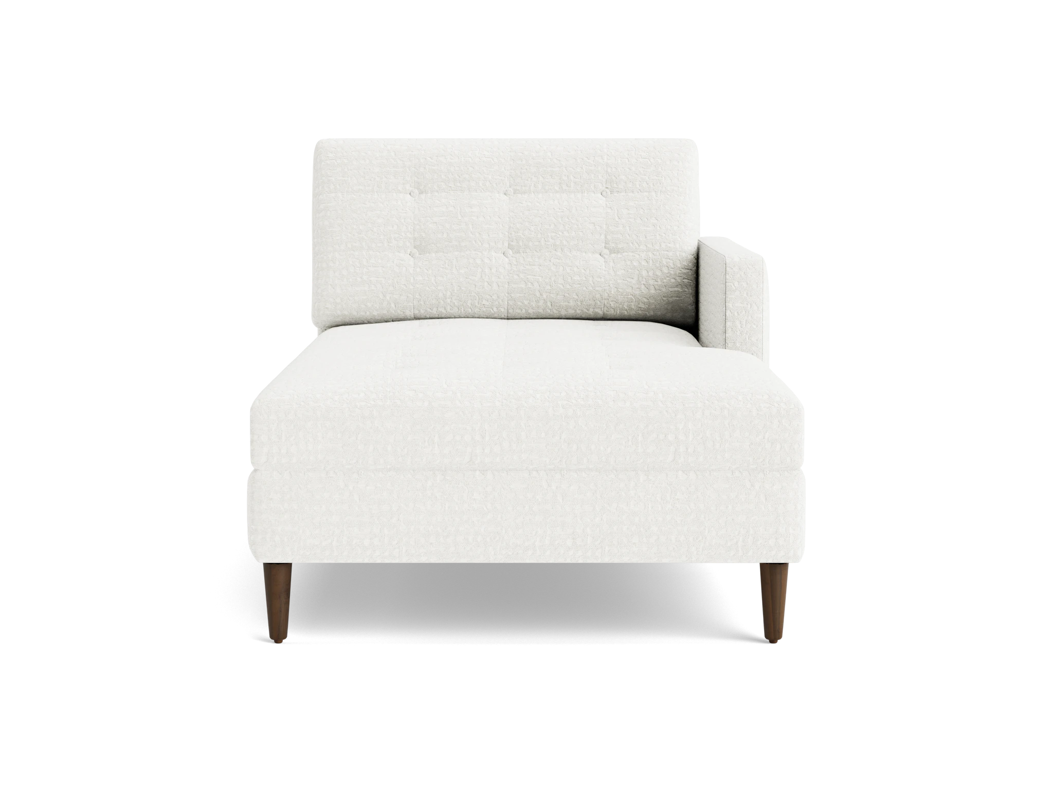 eliot single arm chaise soul pantone cloud dancer
