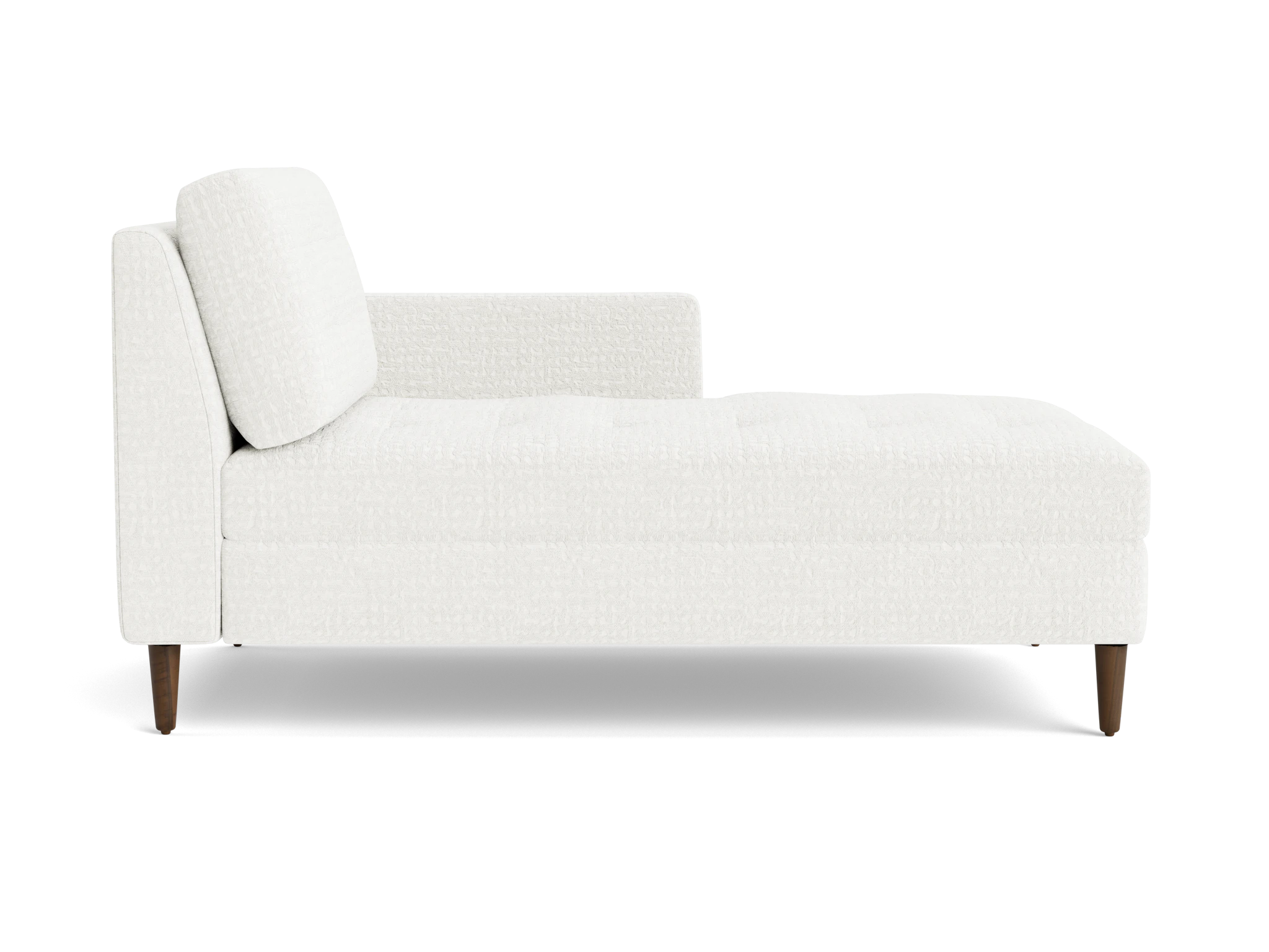 eliot single arm chaise soul pantone cloud dancer