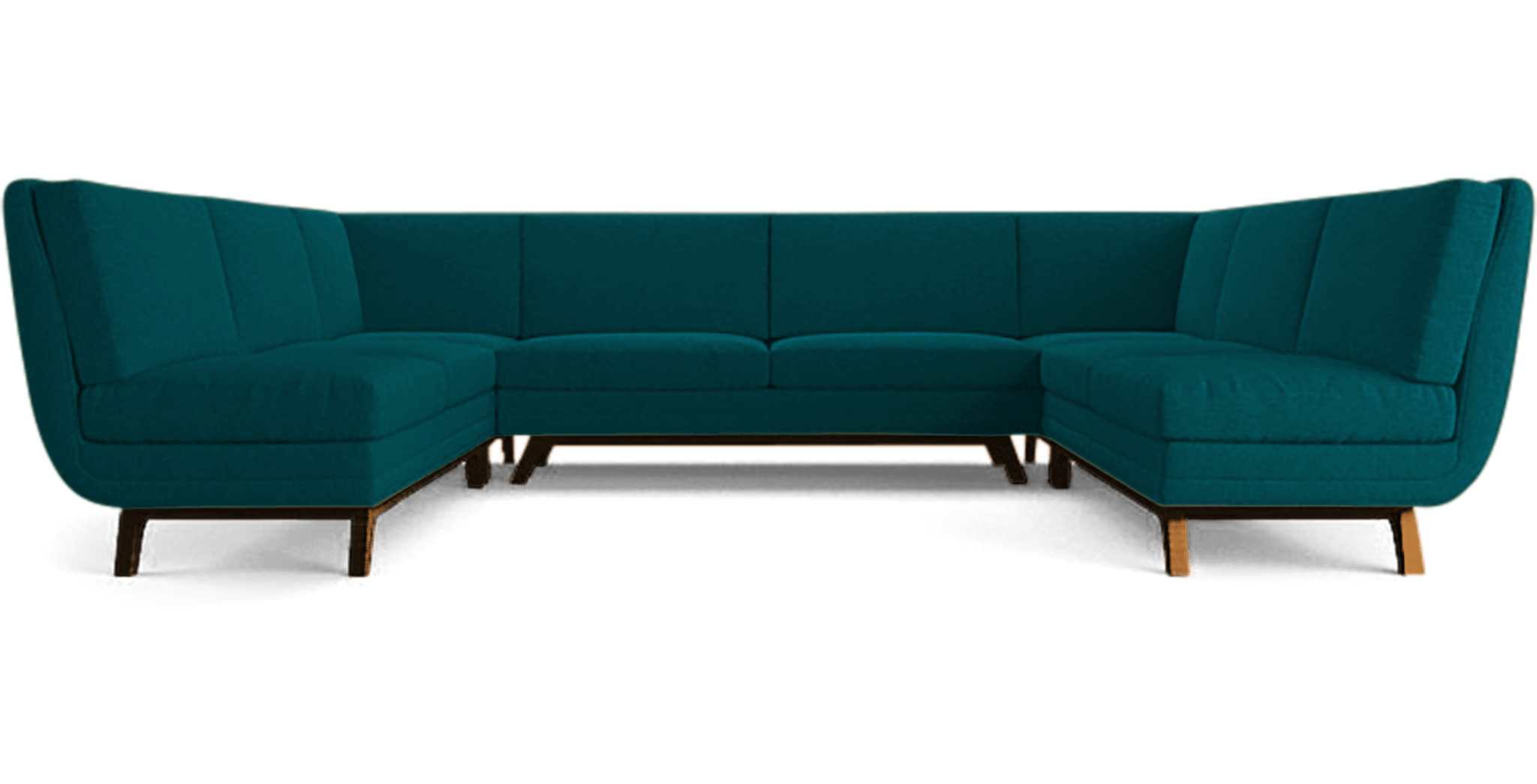 calhoun armless sofa sectional %285 piece%29 lucky turquoise