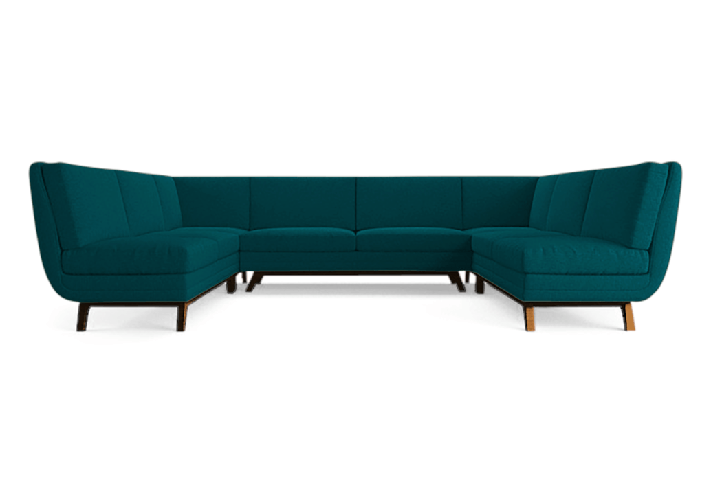 calhoun armless sofa sectional %285 piece%29 lucky turquoise