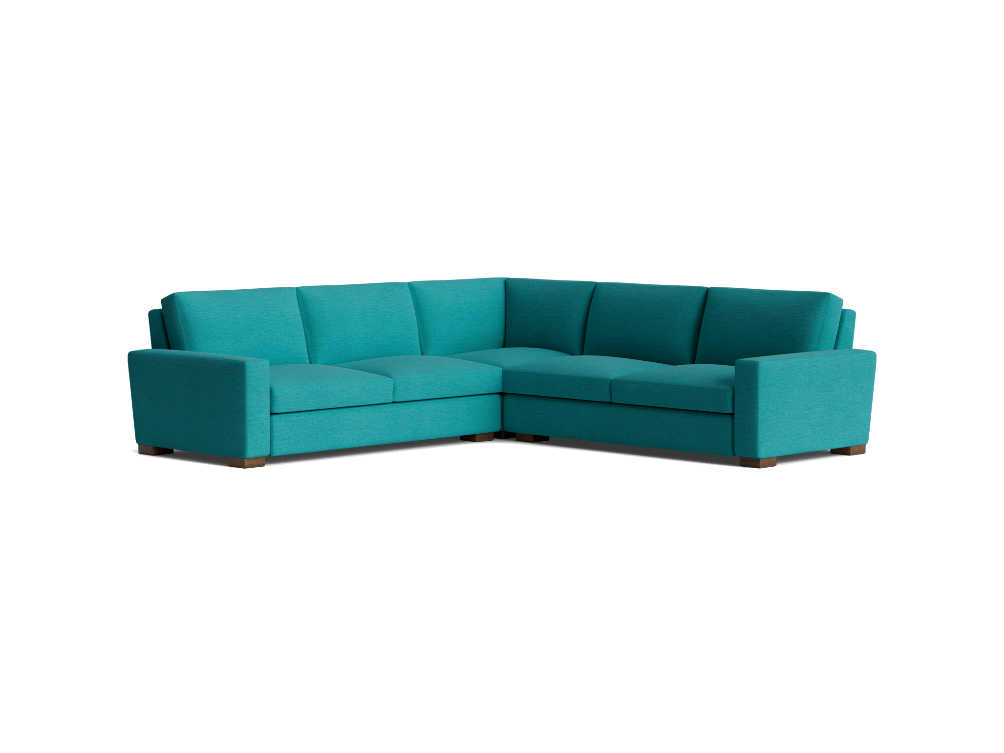 anton corner sectional lucky turquoise