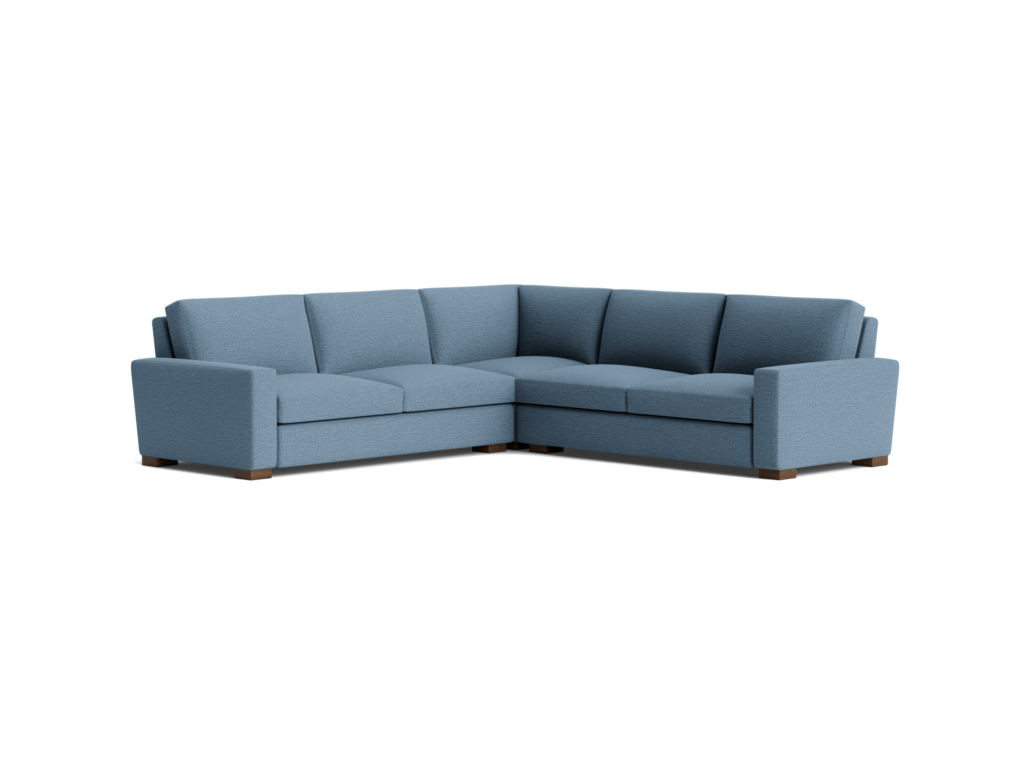 anton corner sectional milo french blue