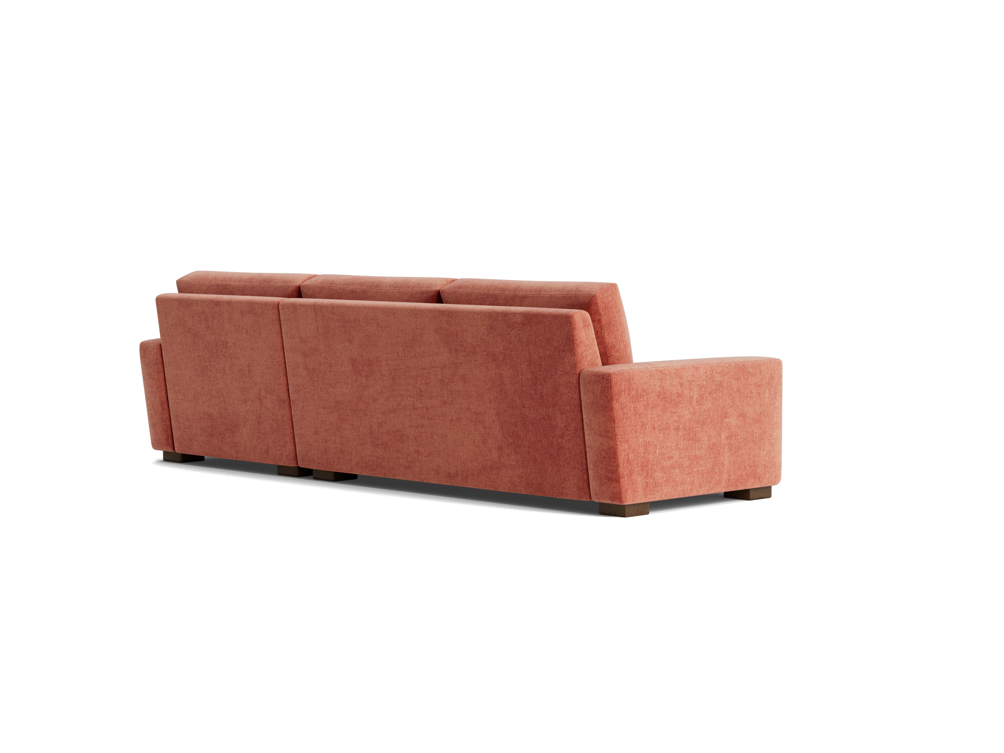 anton sectional plush terra rose