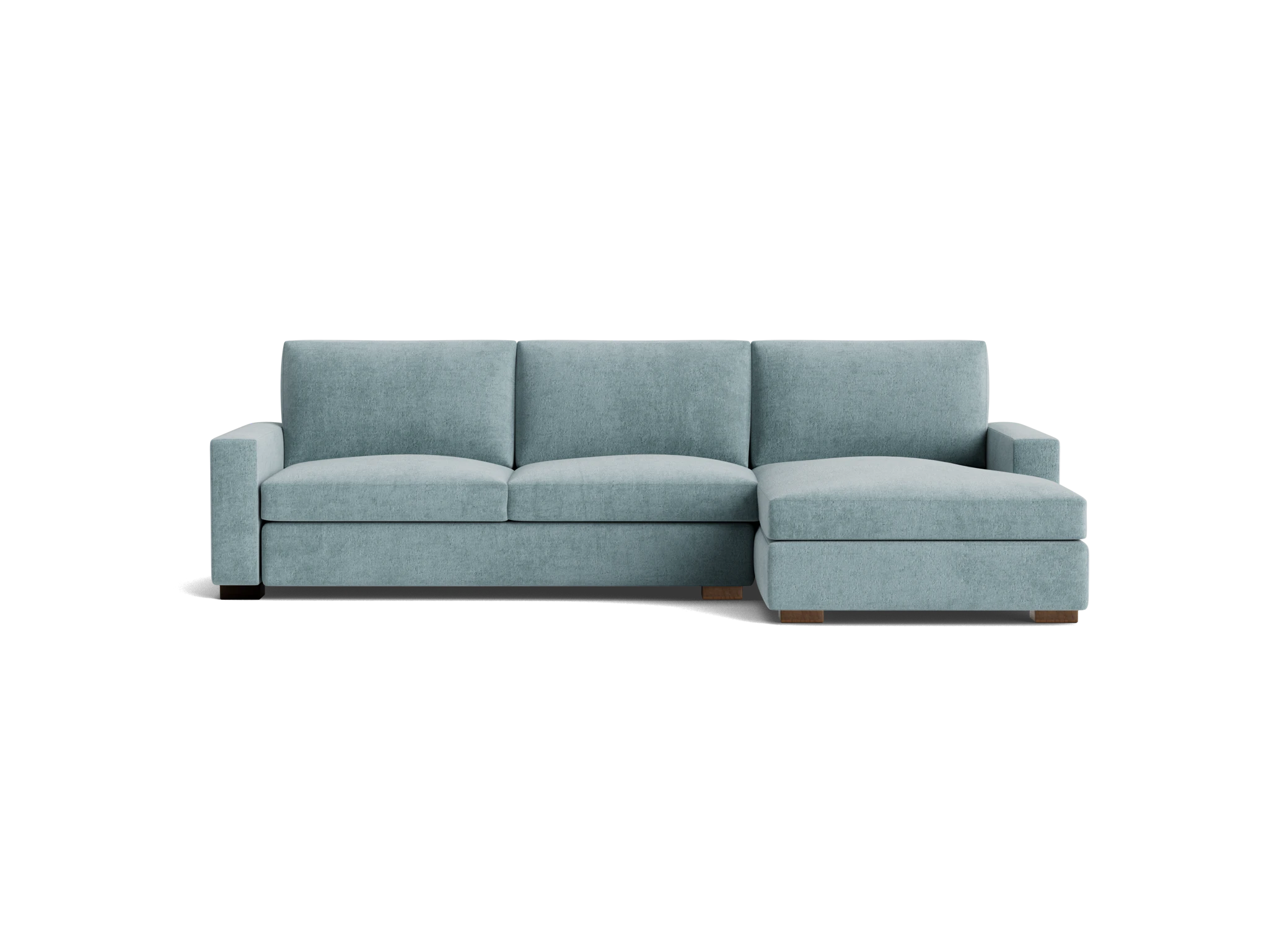 anton sectional plush mist
