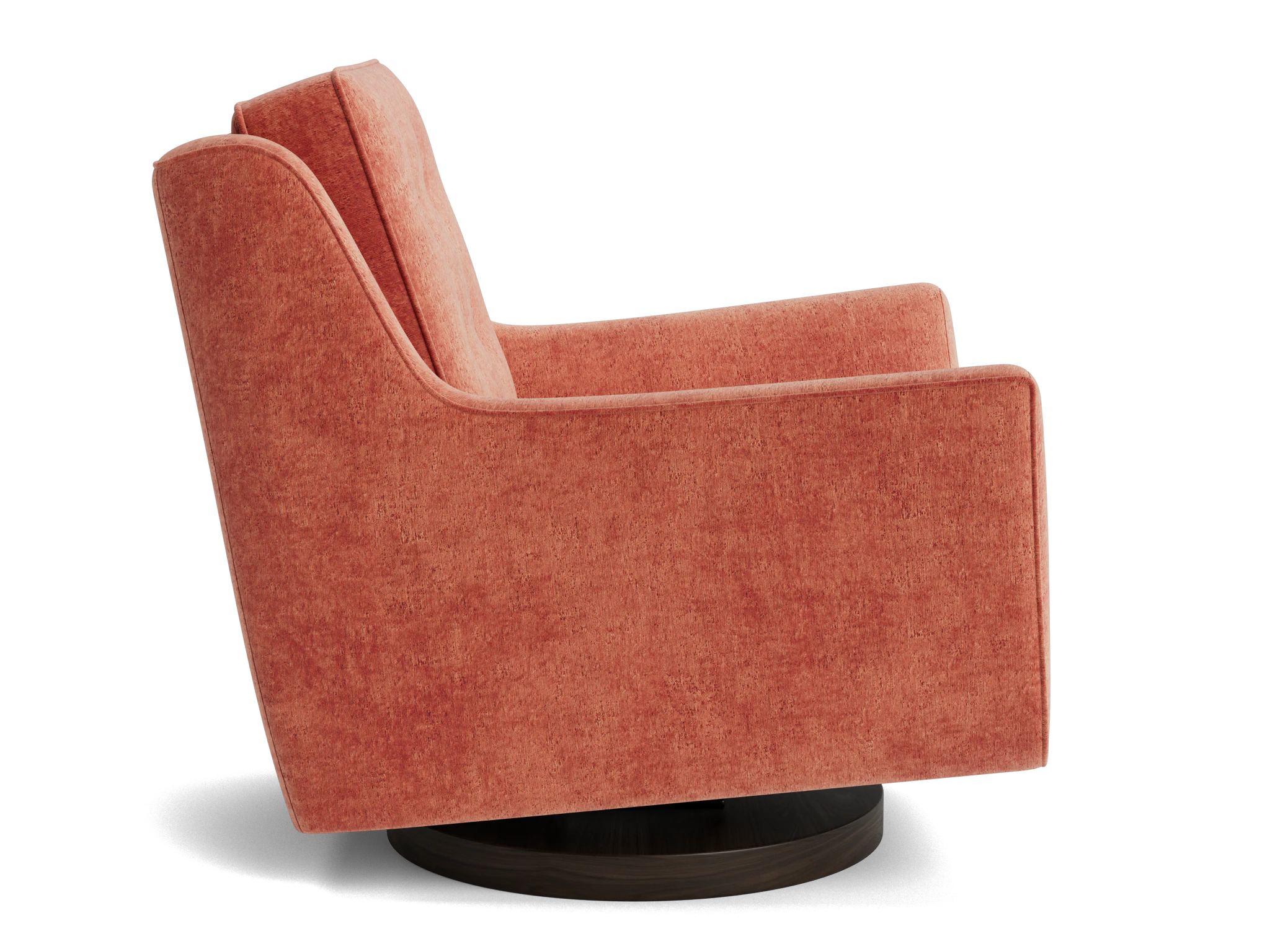 eastwood swivel chair plush terra rose