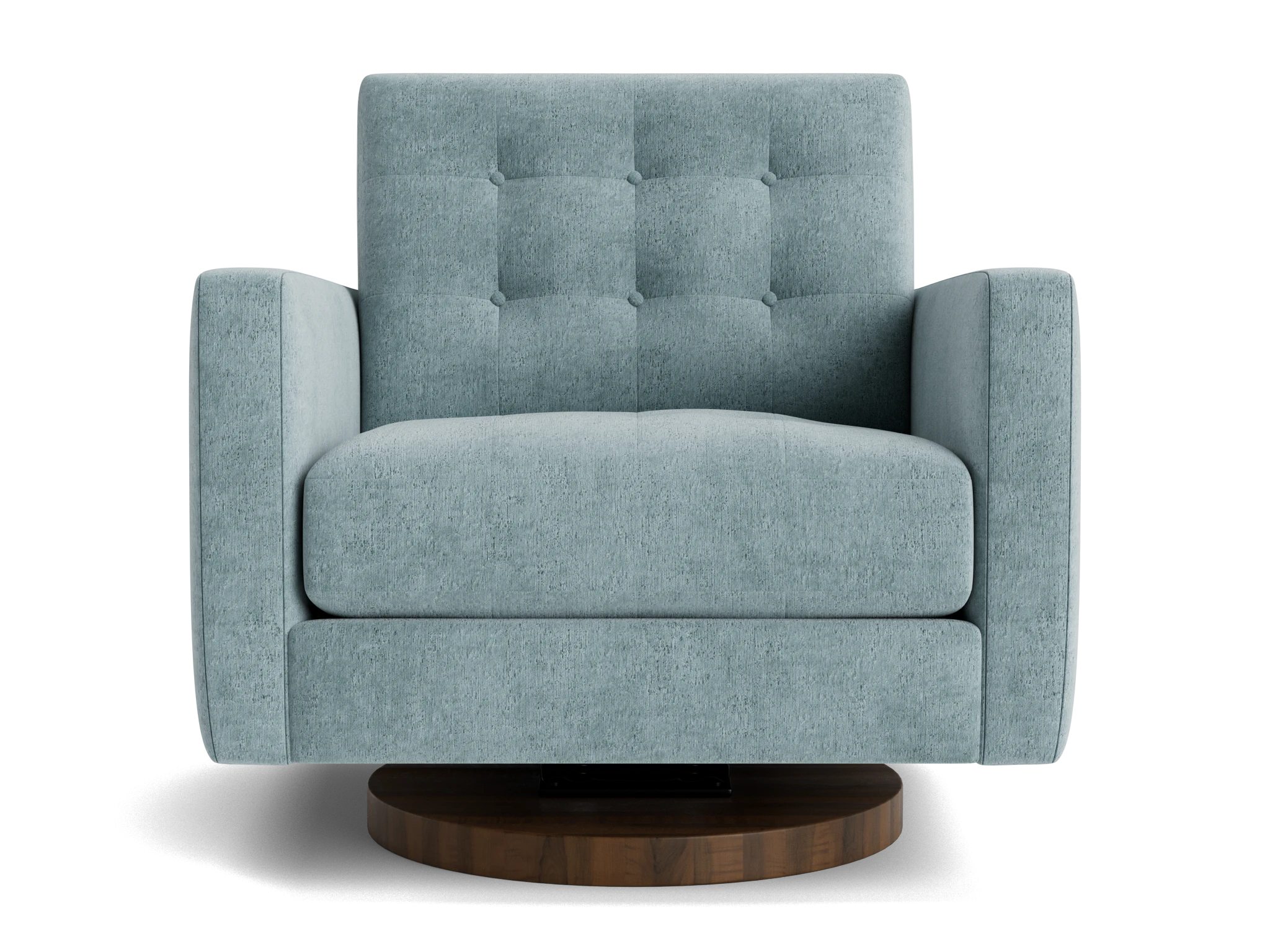 eliot swivel chair plush mist