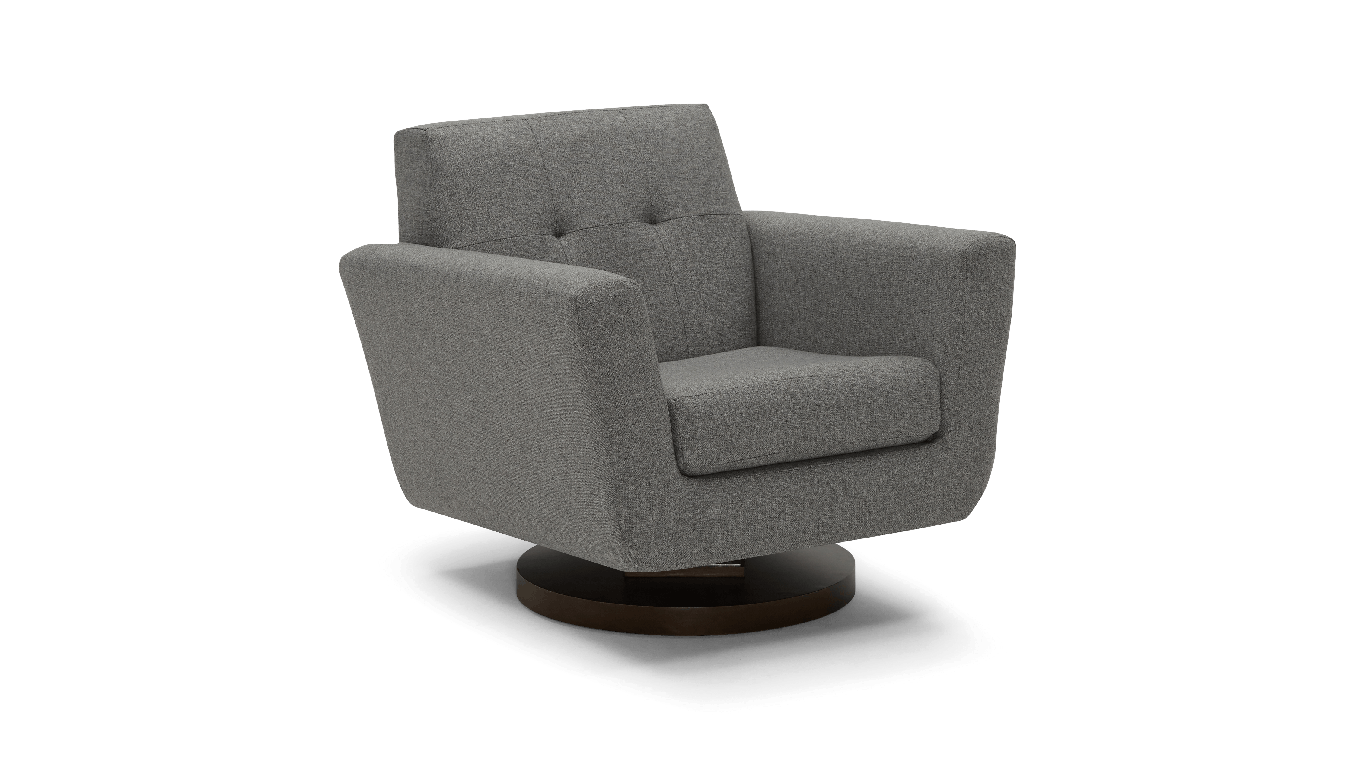 grey swivel chair