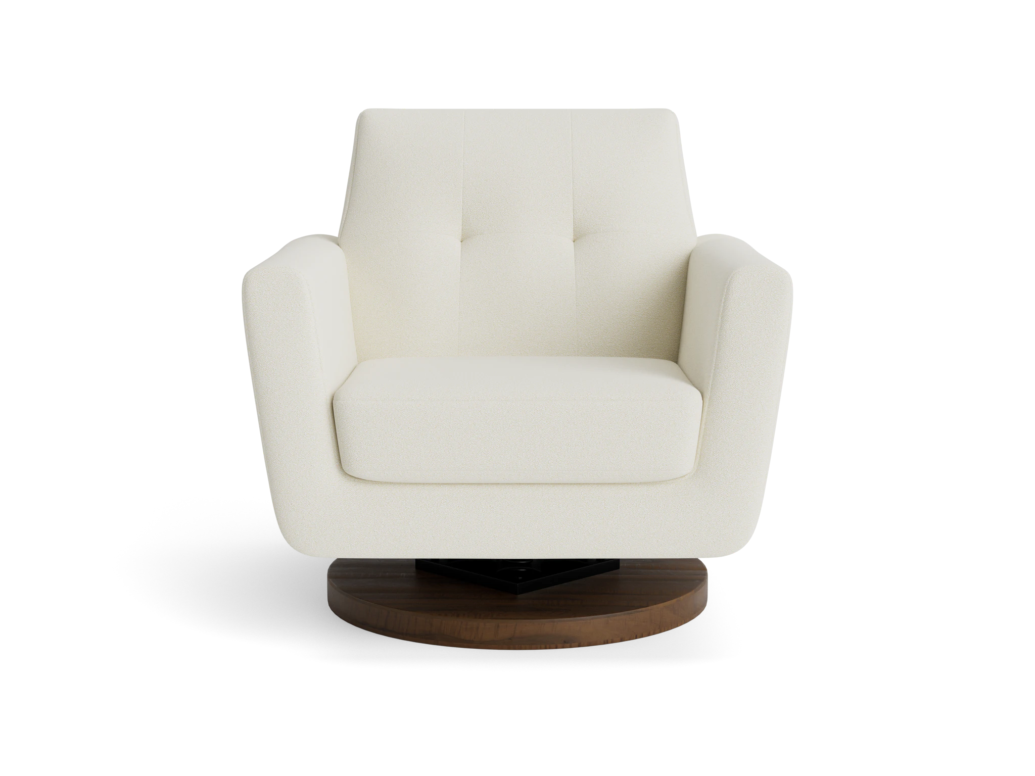 hughes swivel chair tussah snow