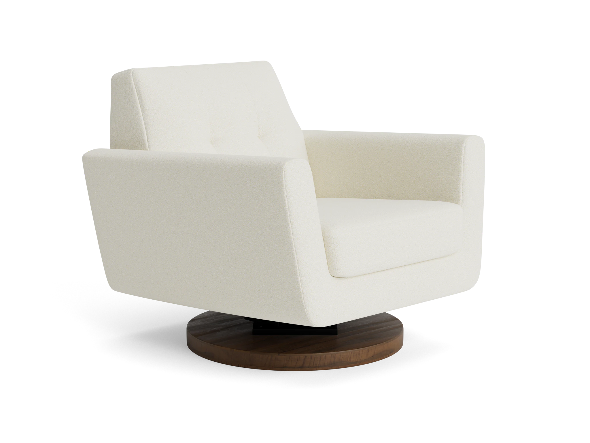 hughes swivel chair tussah snow