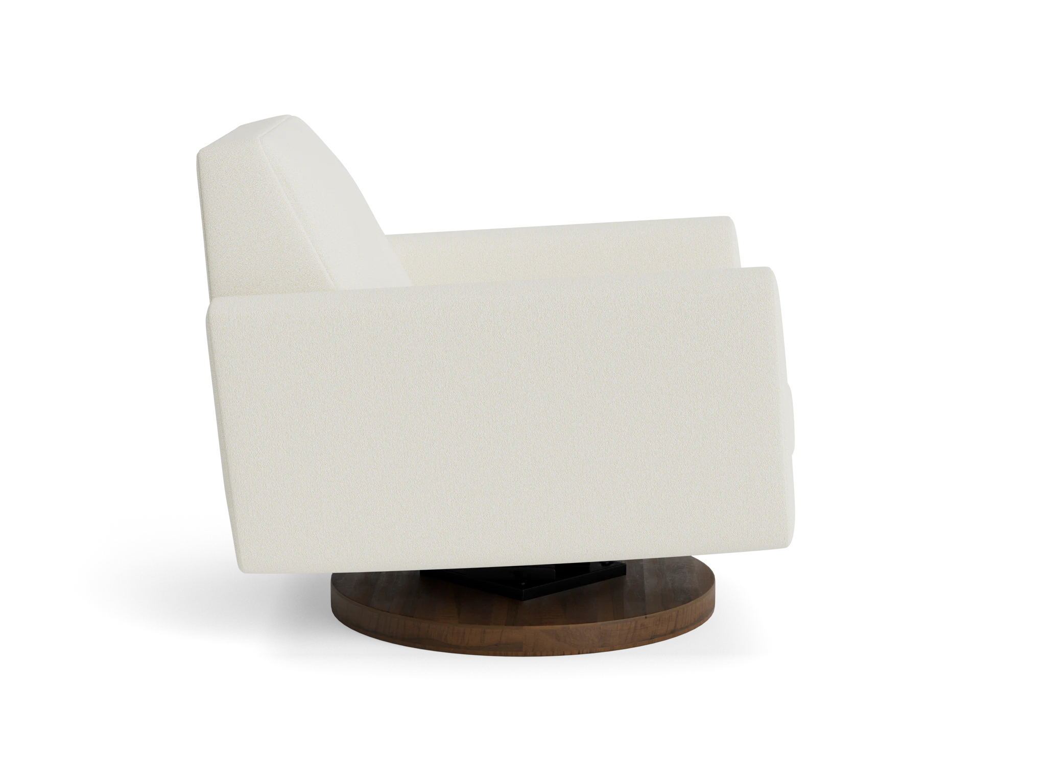 hughes swivel chair tussah snow