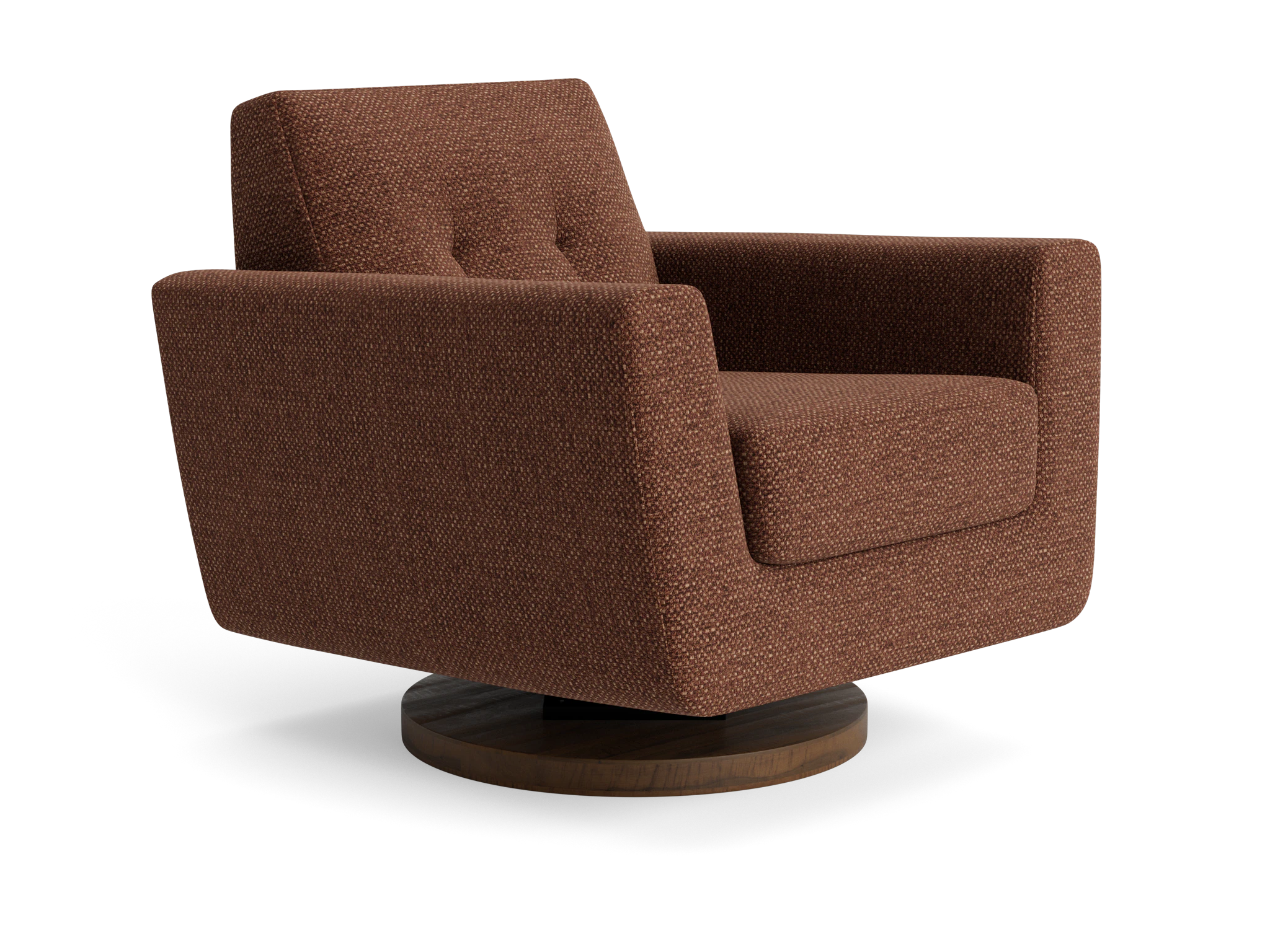 hughes swivel chair telly garnet