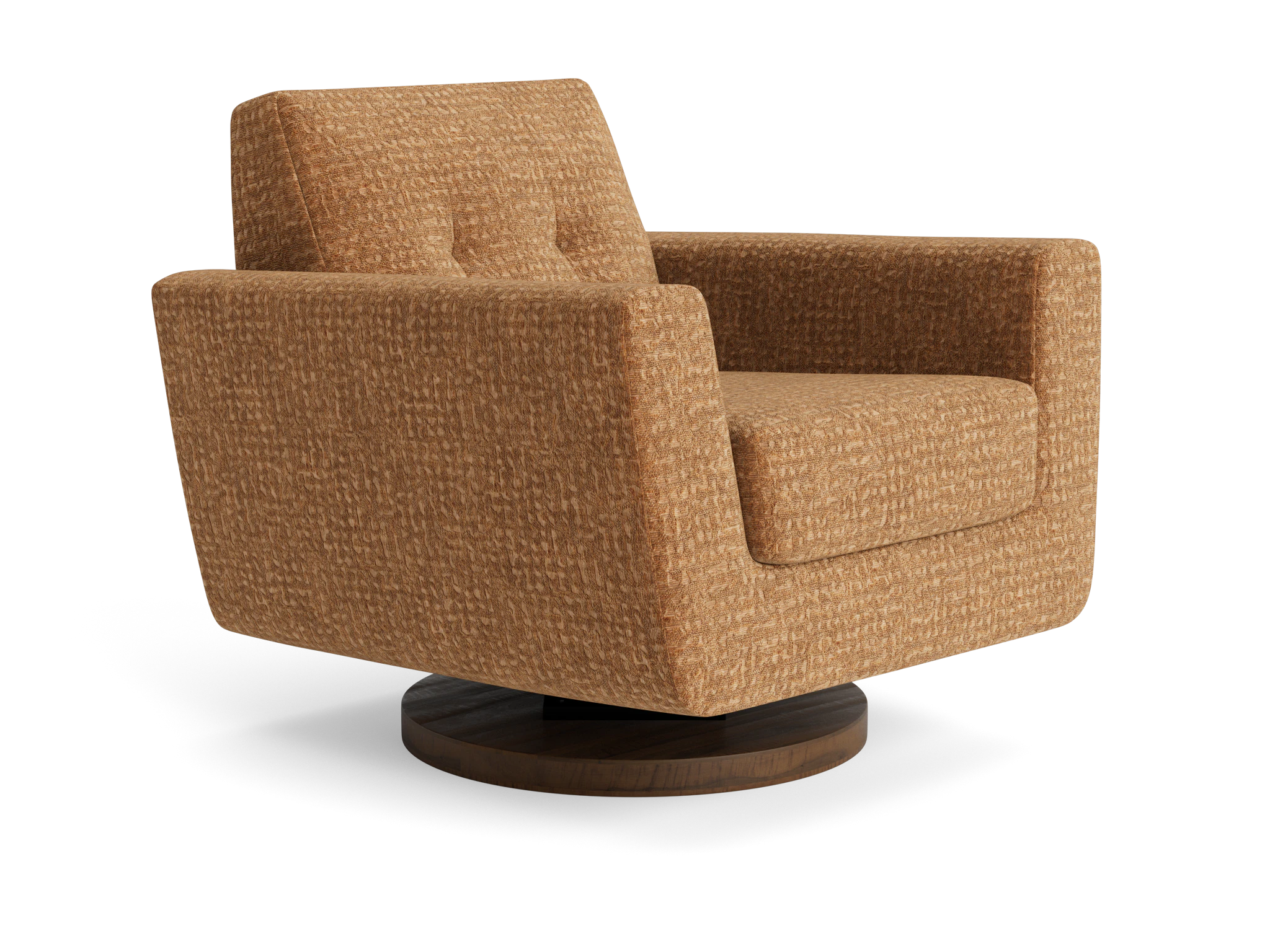 hughes swivel chair soul pantone glazed ginger
