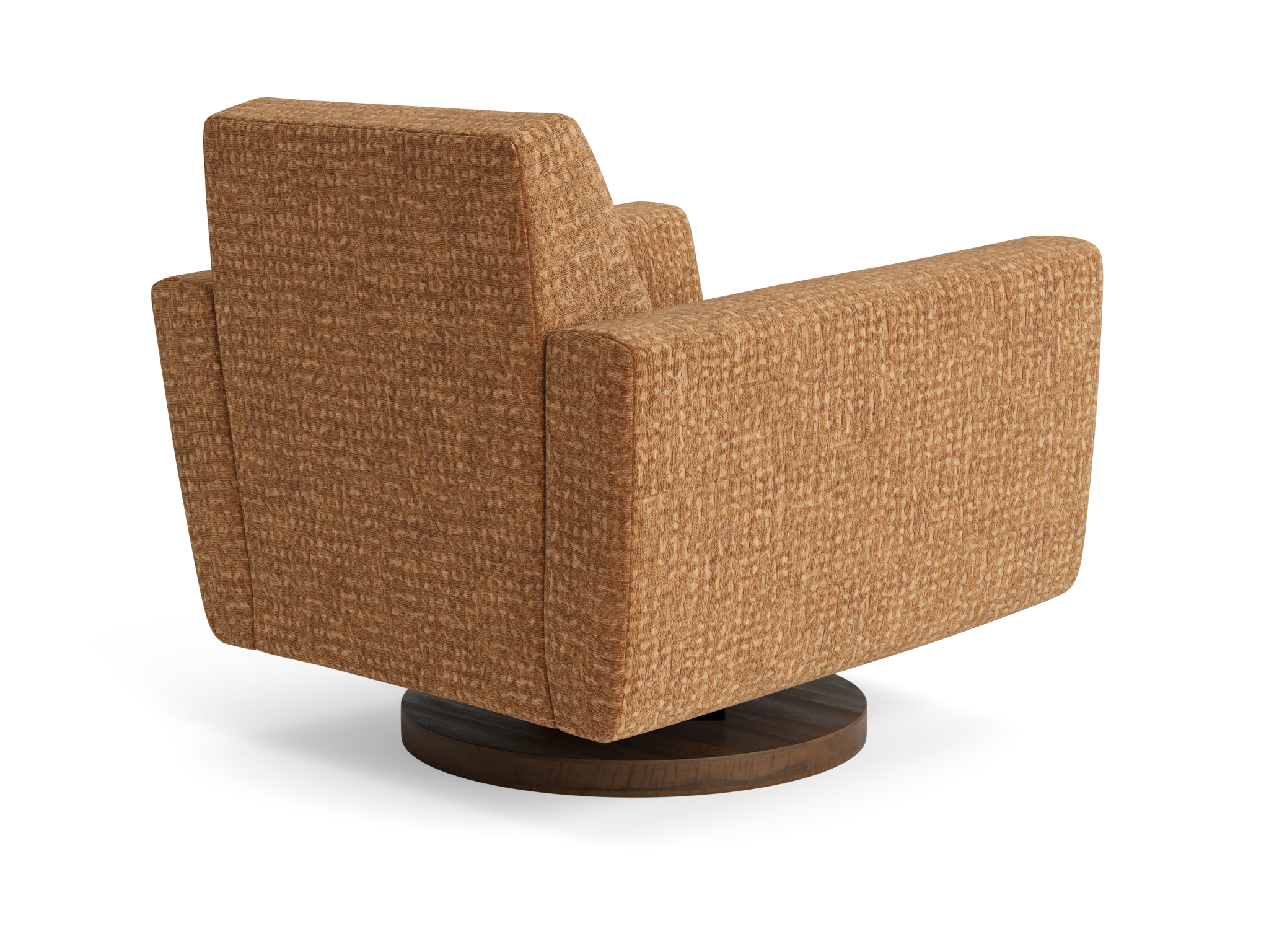 hughes swivel chair soul pantone glazed ginger