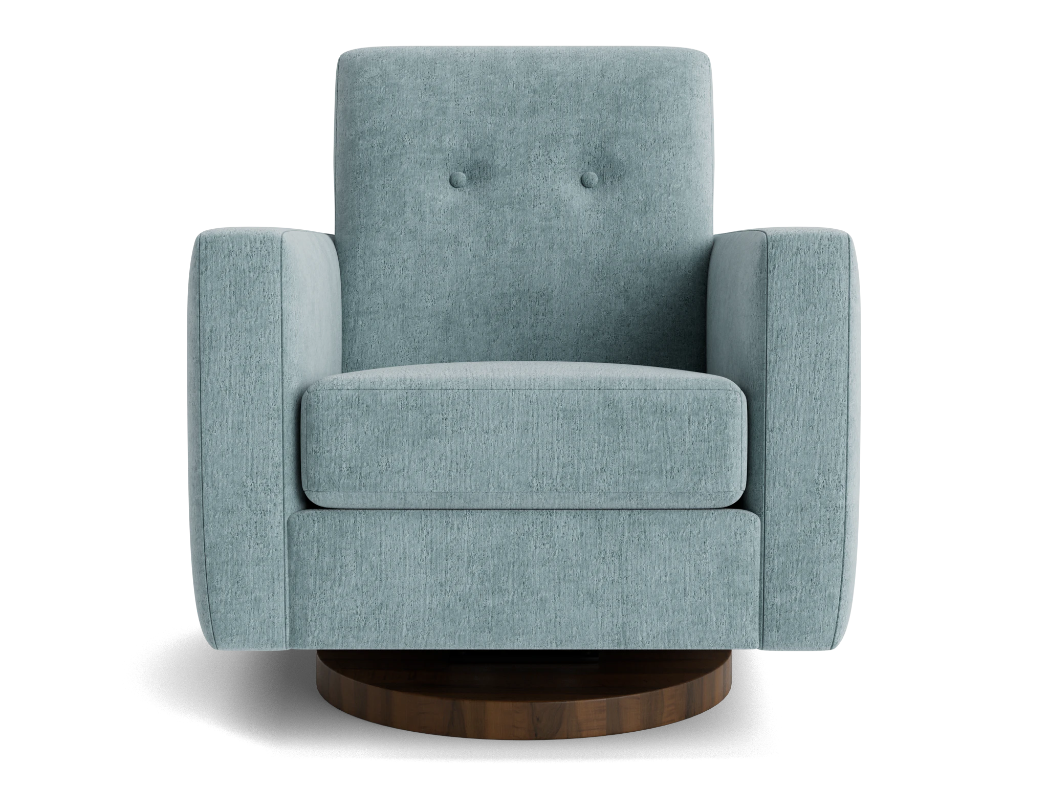 korver swivel chair plush mist