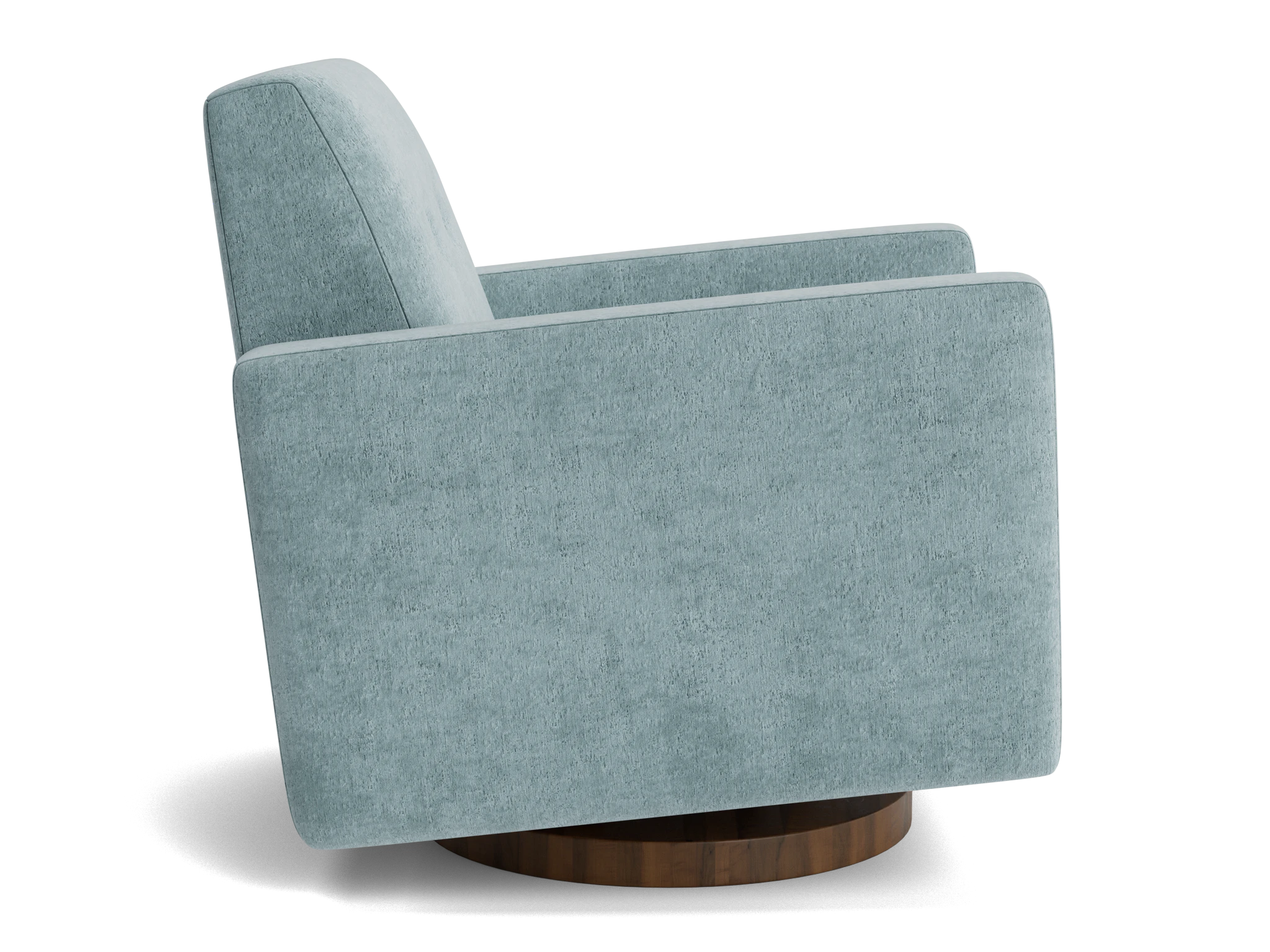 korver swivel chair plush mist