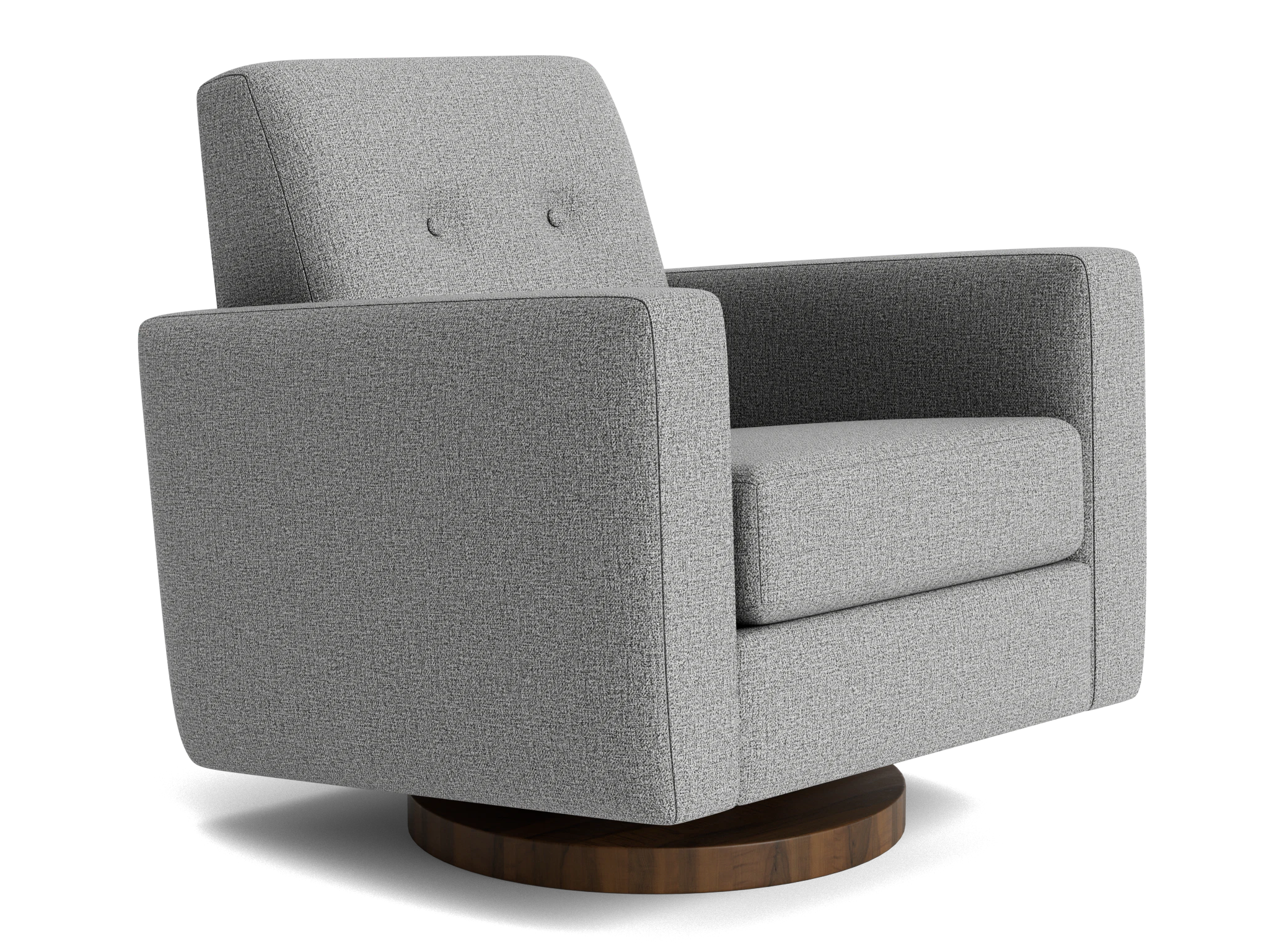 korver swivel chair taylor felt gray